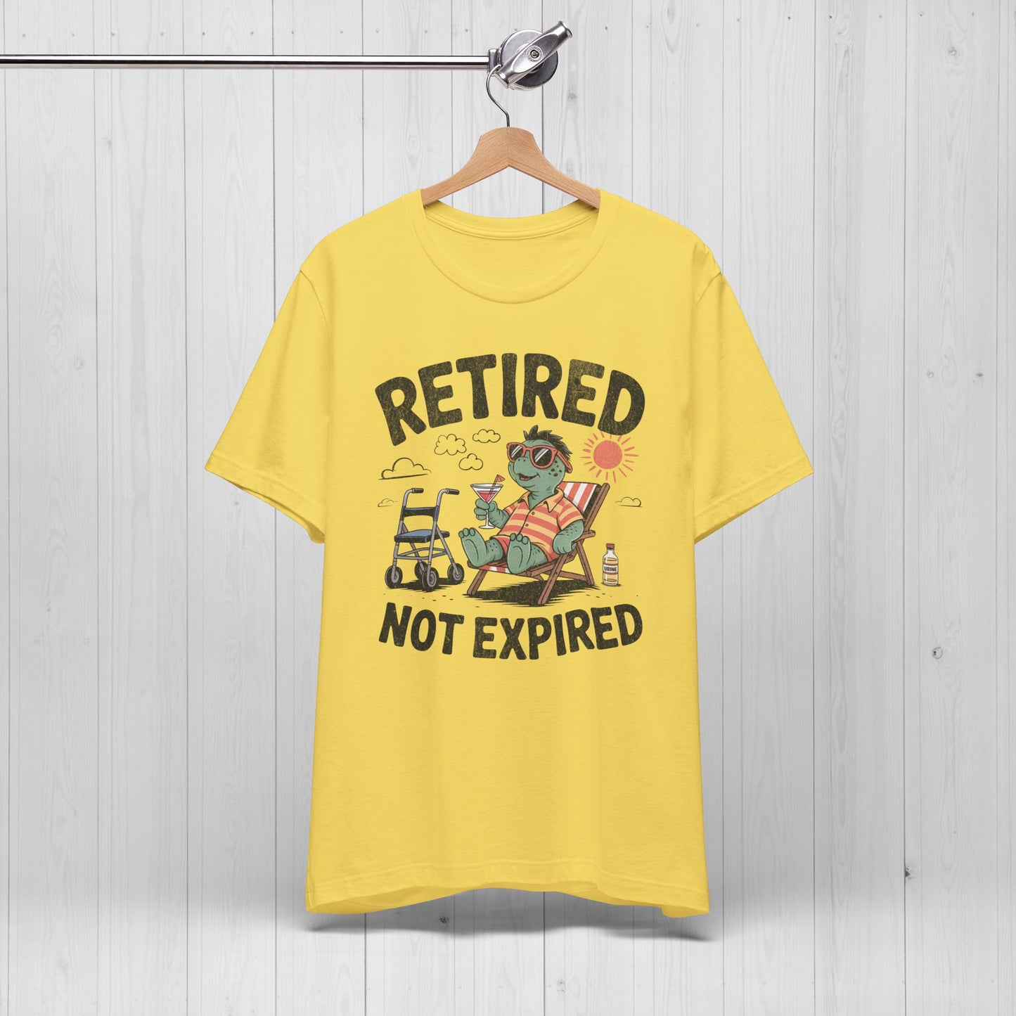Expired But Still Desired Frog Tee – Funny Retirement Shirt