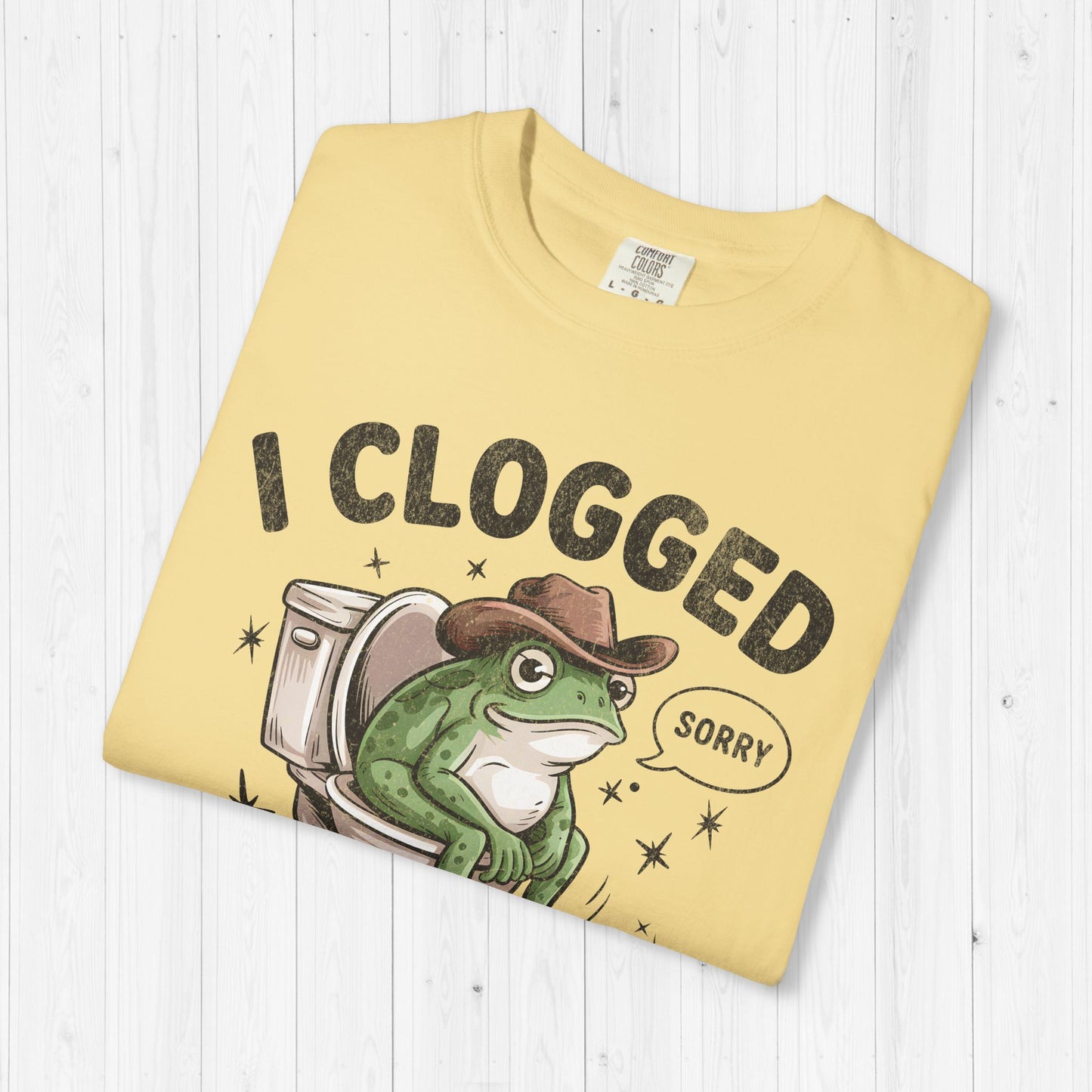 I Clogged Your Toilet Shirt – IBS IBD Crohn's disease Tee