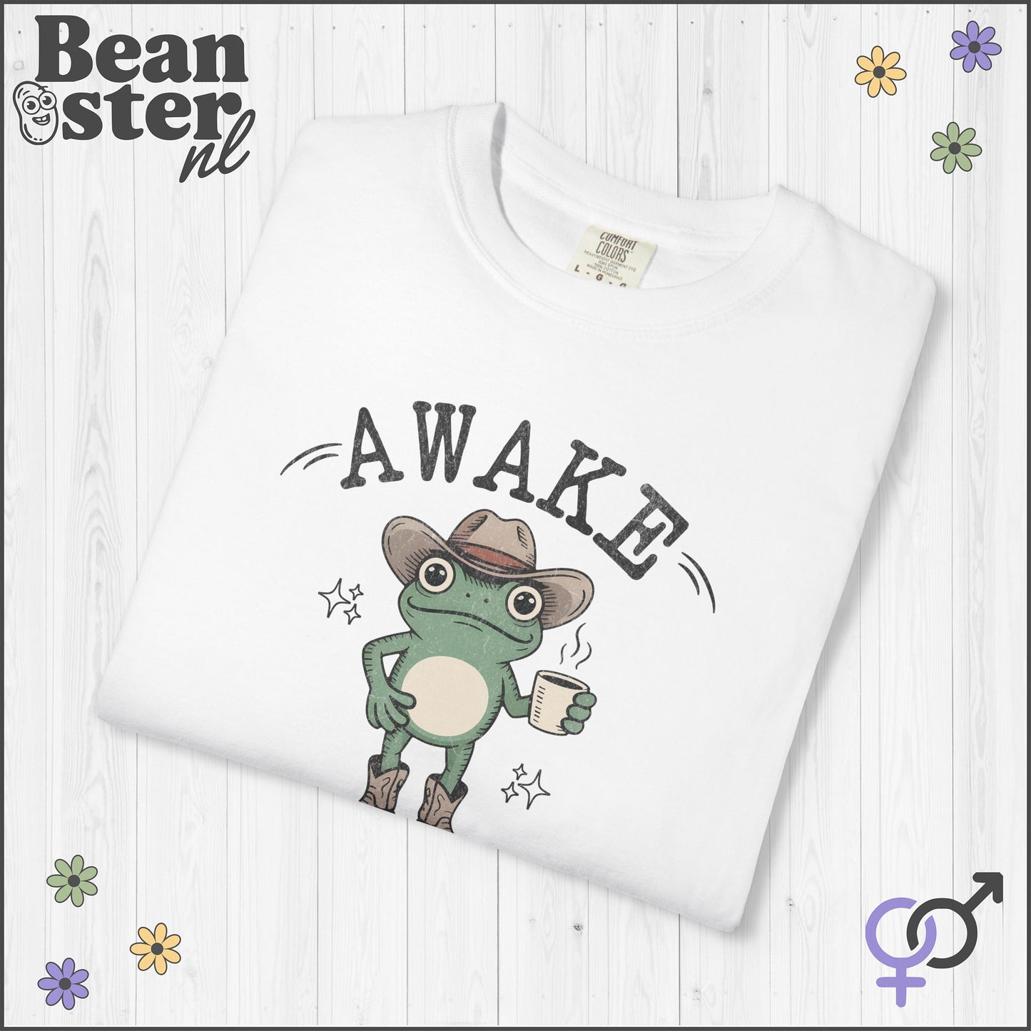 Always Tired Frog Meme T-Shirt – Funny Lazy Mood Tee