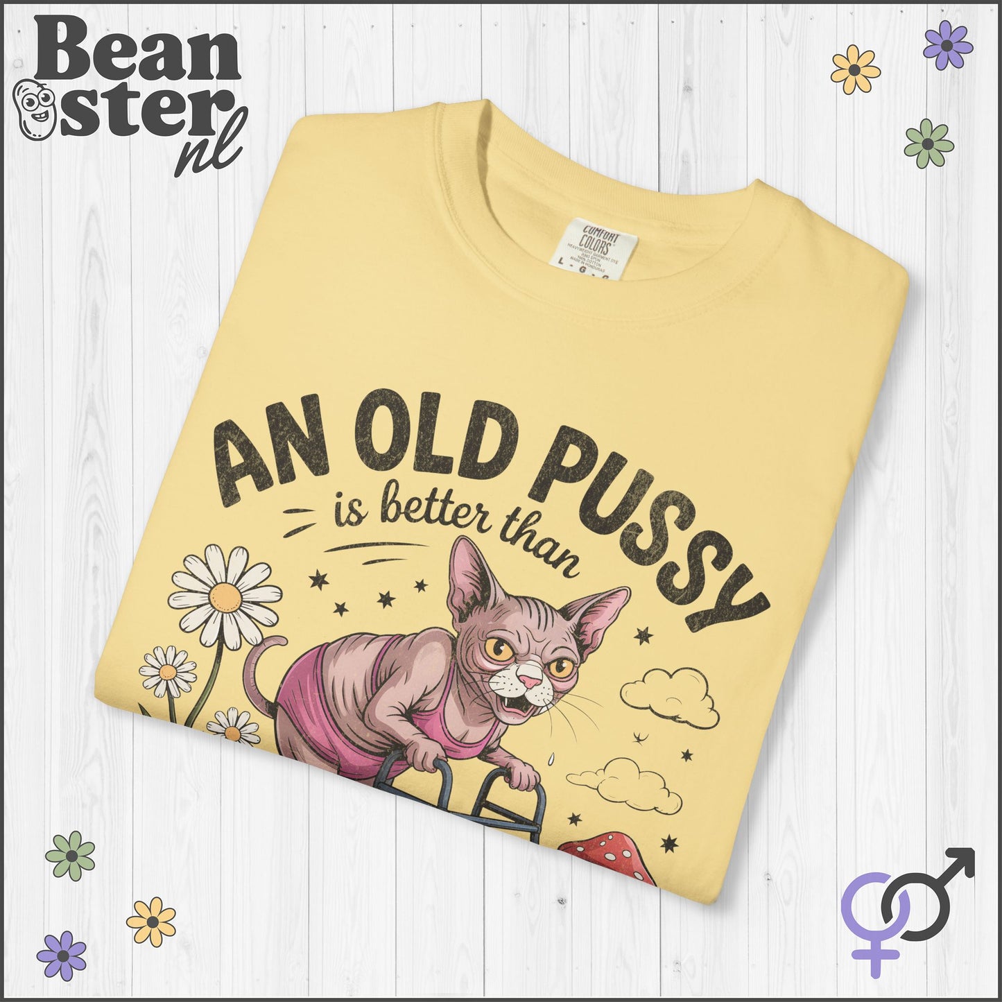 Old Pussy Better Than No Pussy Shirt – Funny Cat Tee