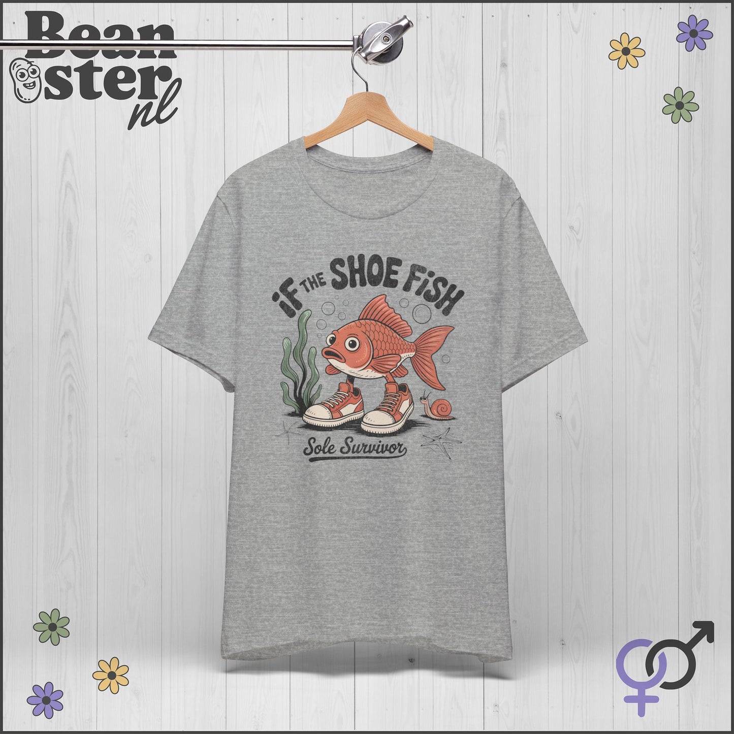 If The Shoe Fish Shirt โ Funny Meme Retro Tee
