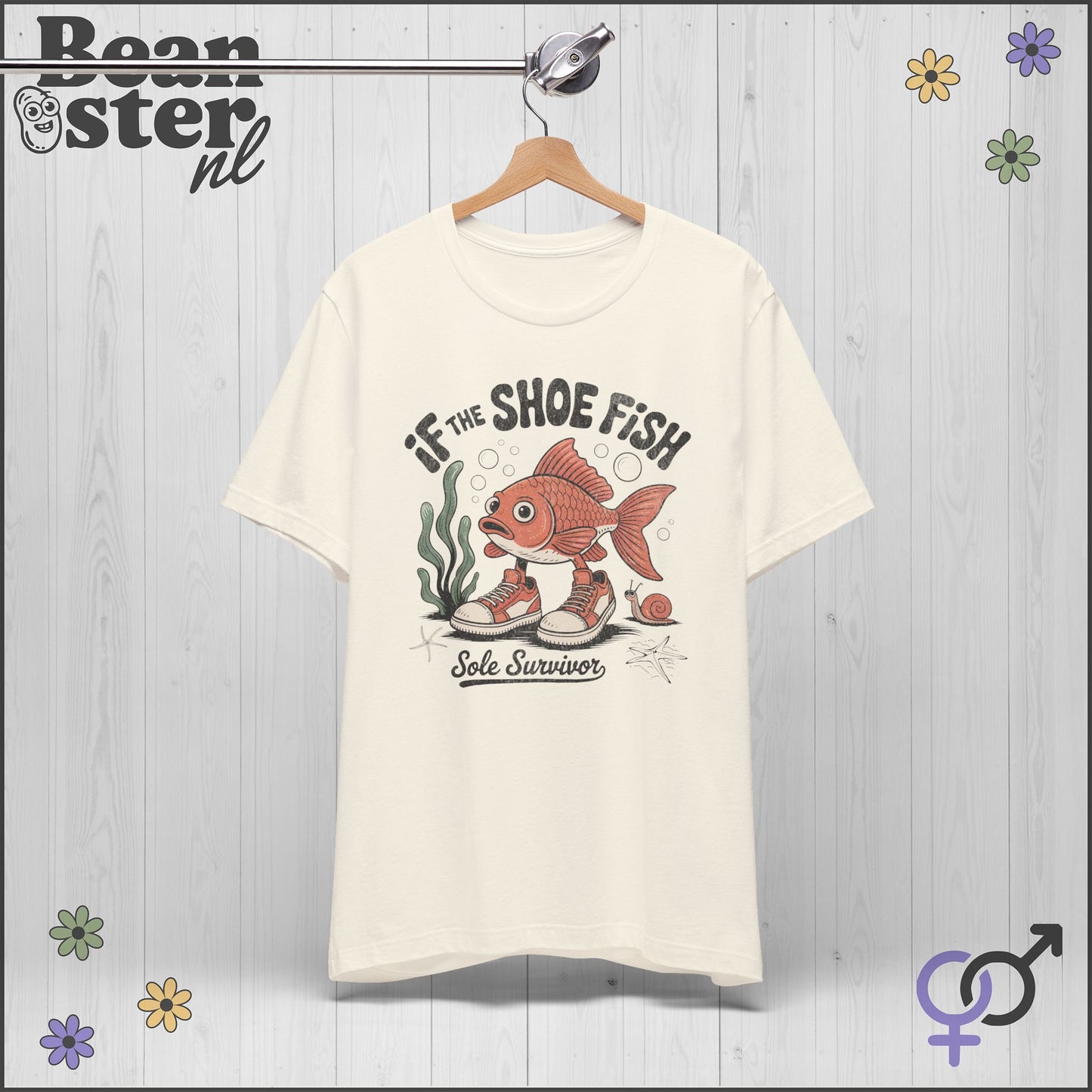 If The Shoe Fish Shirt โ Funny Meme Retro Tee