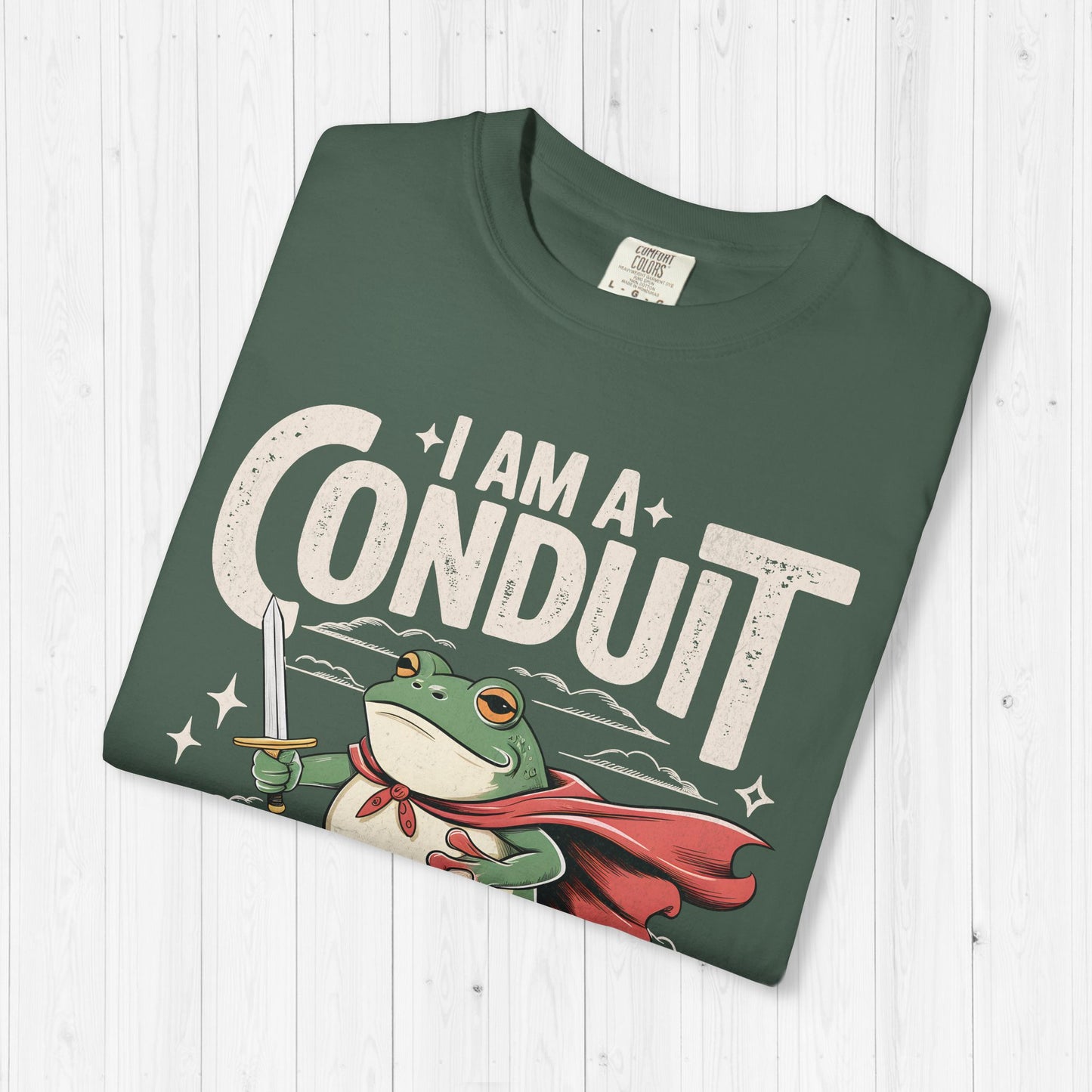 I Am a Conduit for Nonsense Frog Graphic T-Shirt