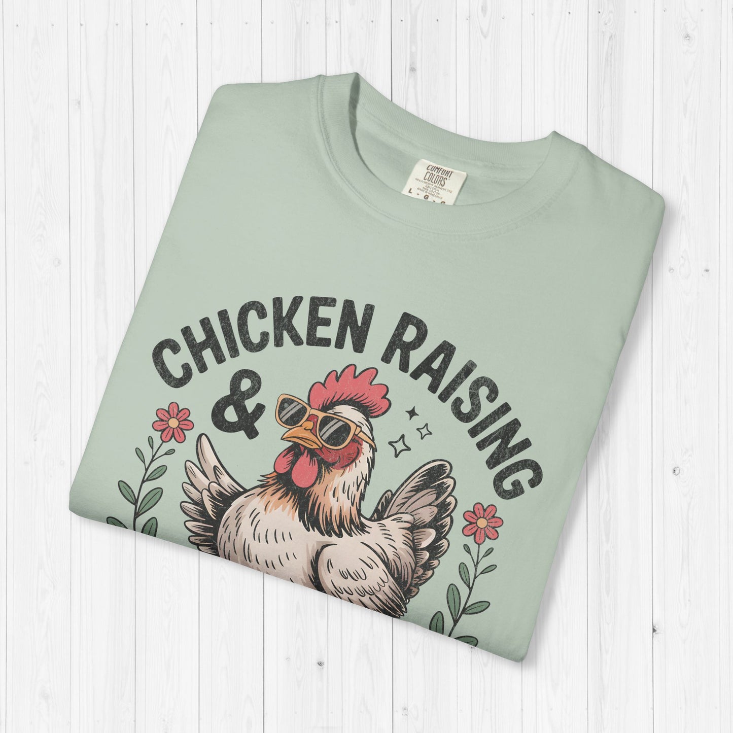 Chicken Raising Jesus Praising Funny Meme Shirt