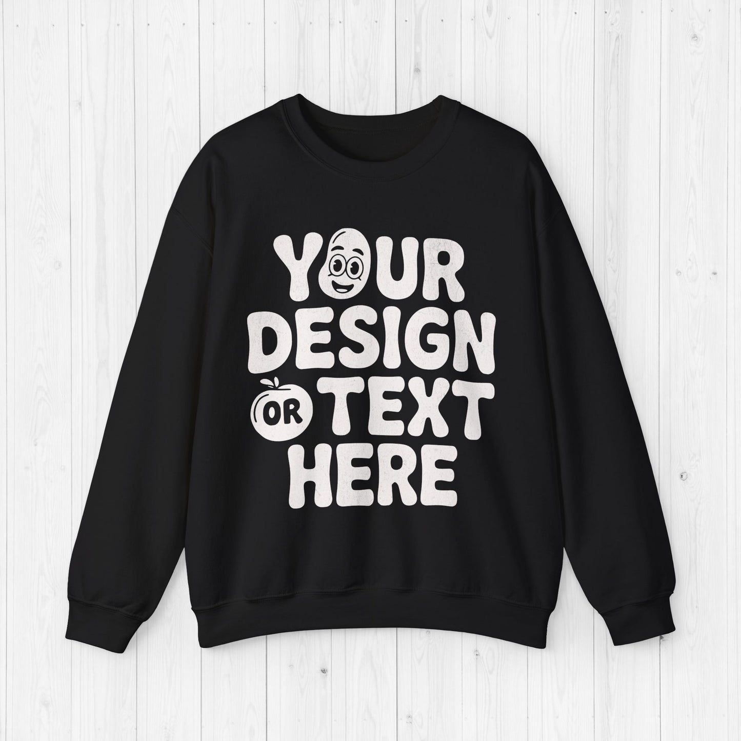 Custom Unisex Sweatshirt – Personalized Sweater 18000