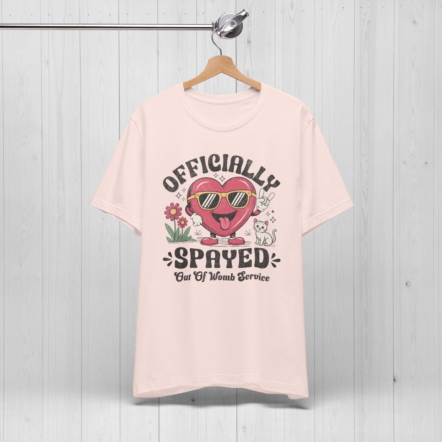 Officially Spayed Tee – Funny Hysterectomy Shirt