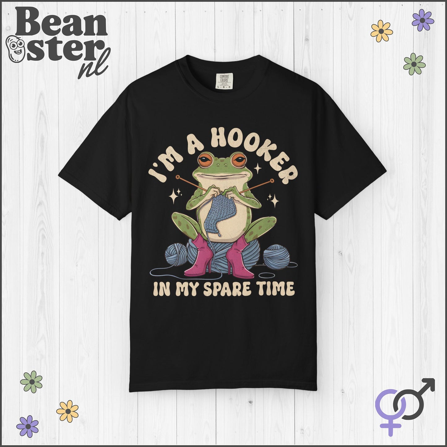 I'm A Hooker in My Spare Time Shirt Funny Knitting Tee