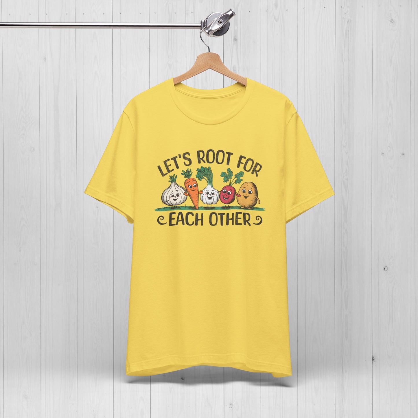 Let’s Root For Each Other T-Shirt | Cute Veggies