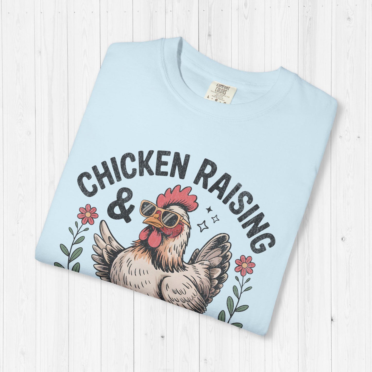 Chicken Raising Jesus Praising Funny Meme Shirt