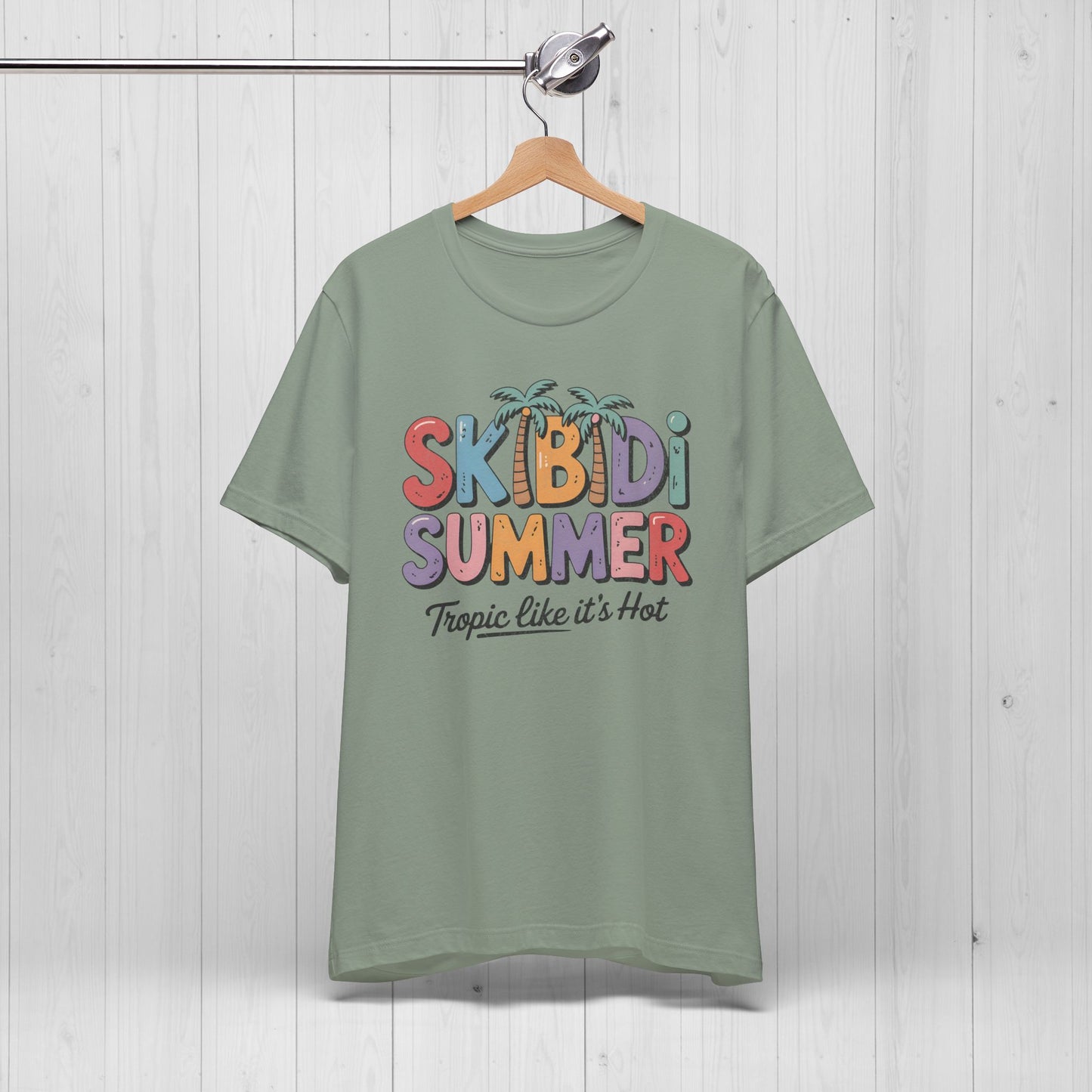 Skibidi Summer Shirt – Funny Retro Y2K Beach Vibes Tee