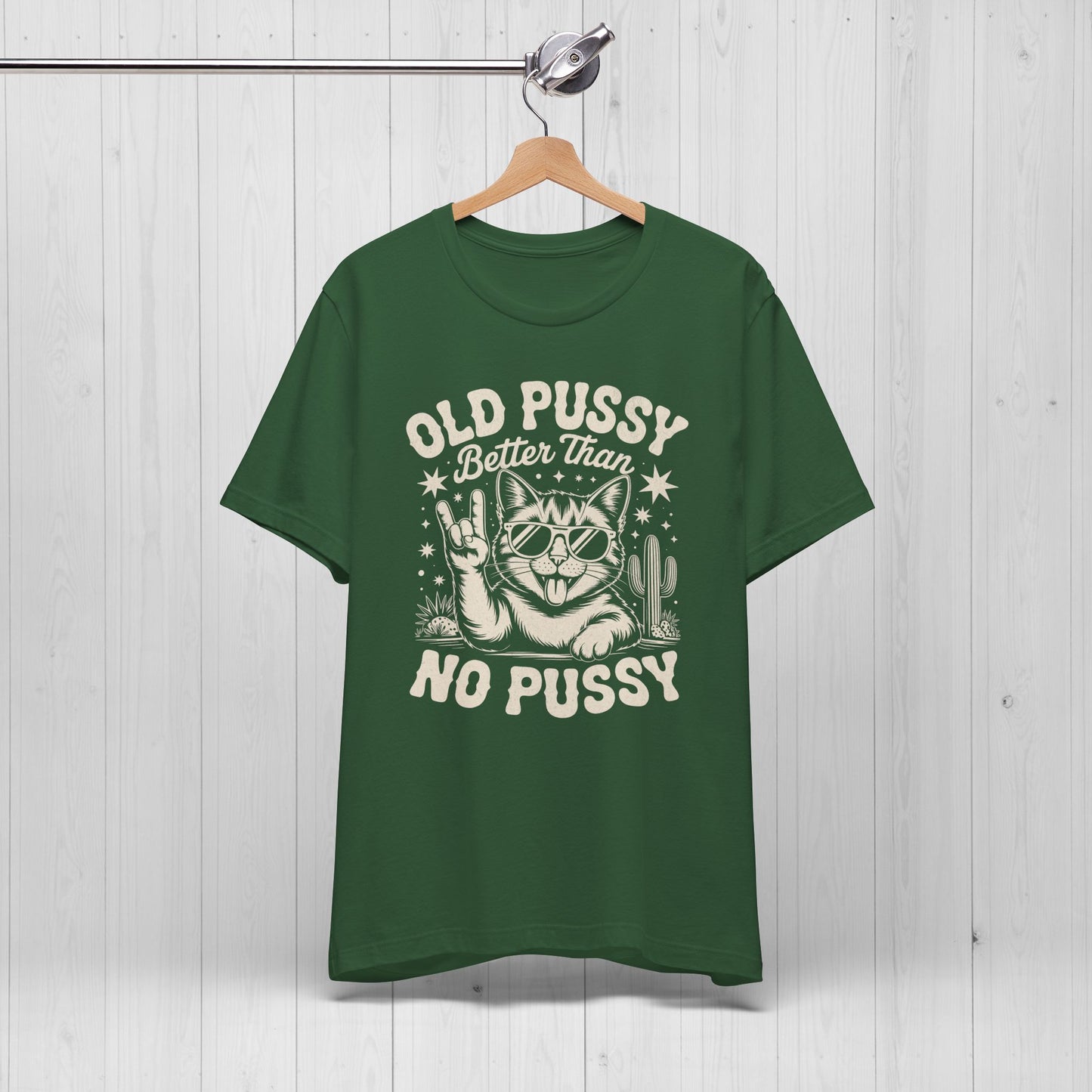 Old Pussy Cat Shirt – Funny Vintage Oversized Tee