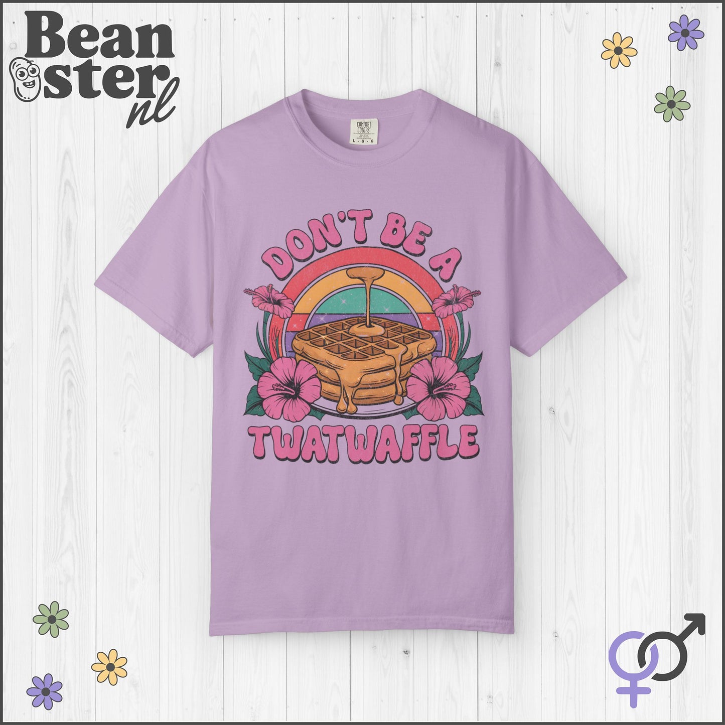 Don't Be a Twatwaffle Retro Funny Oversized Shirt