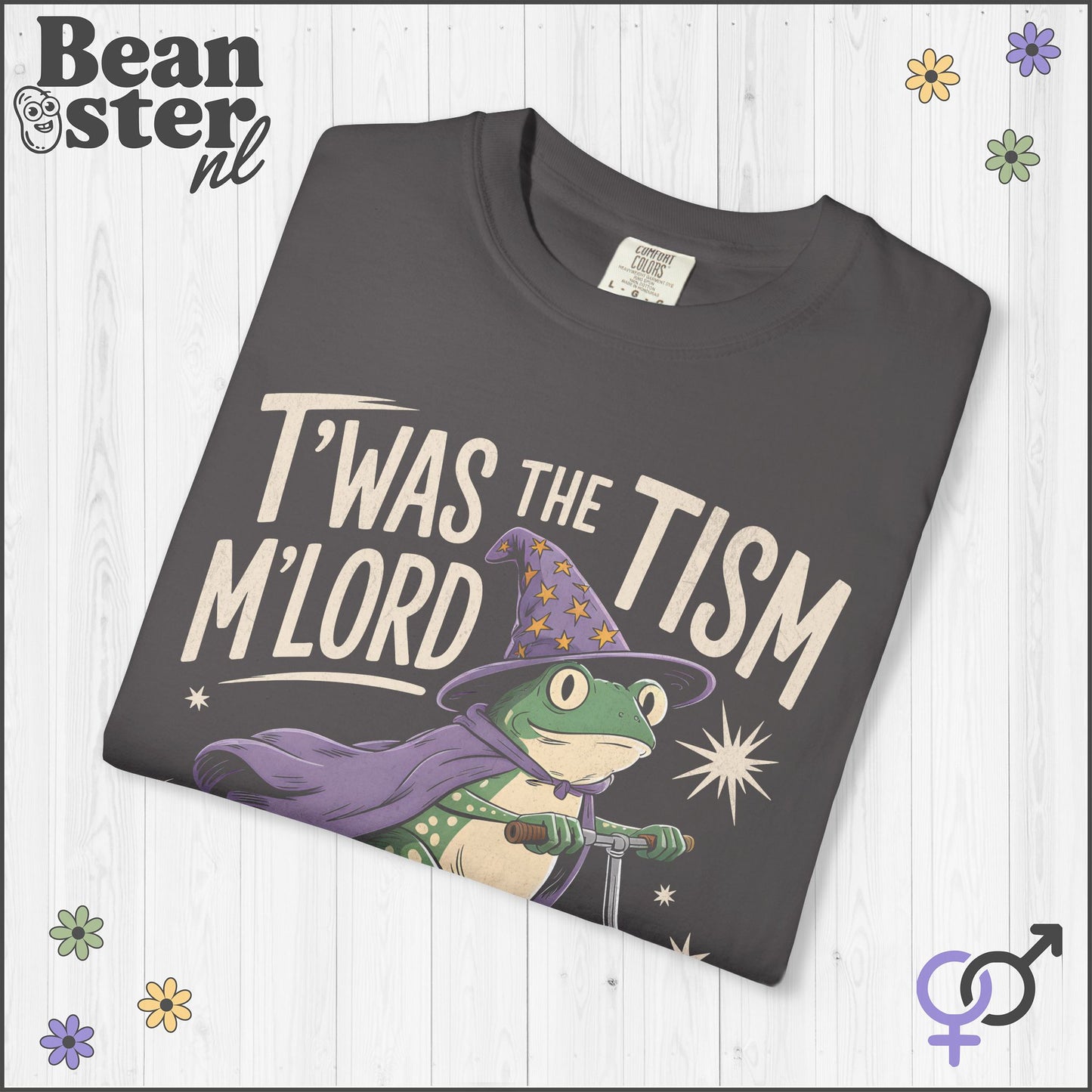 T’was The ‘Tism M’lord Wizard Frog Oversized T-Shirt