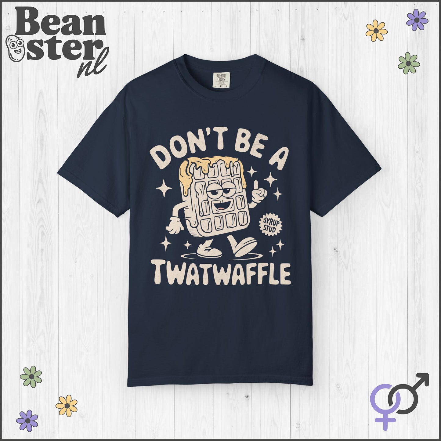 Don't Be a Twatwaffle Shirt – Funny Waffle Mascot Tee