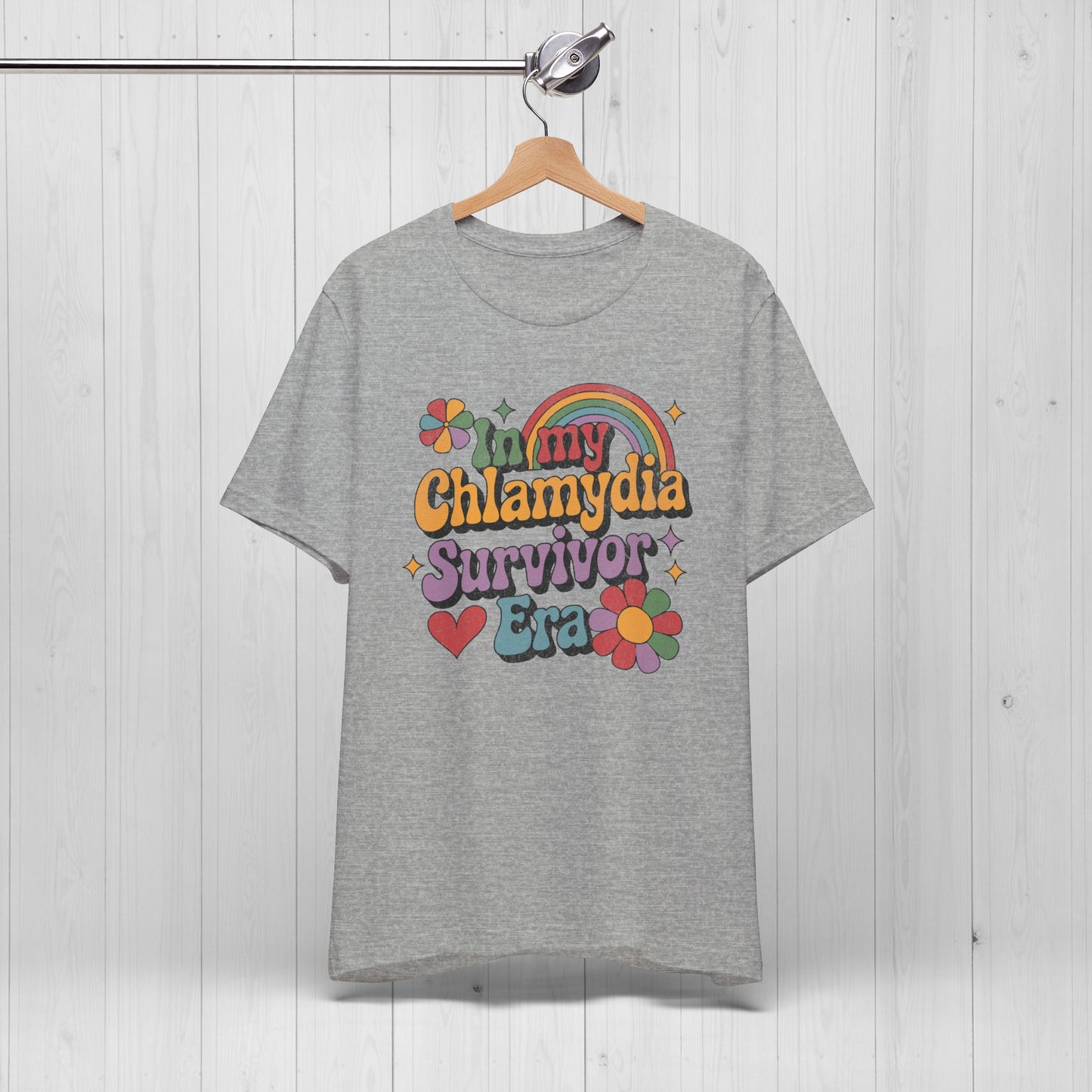 In My Chlamydia Survivor Era Shirt โ Funny Retro Tee