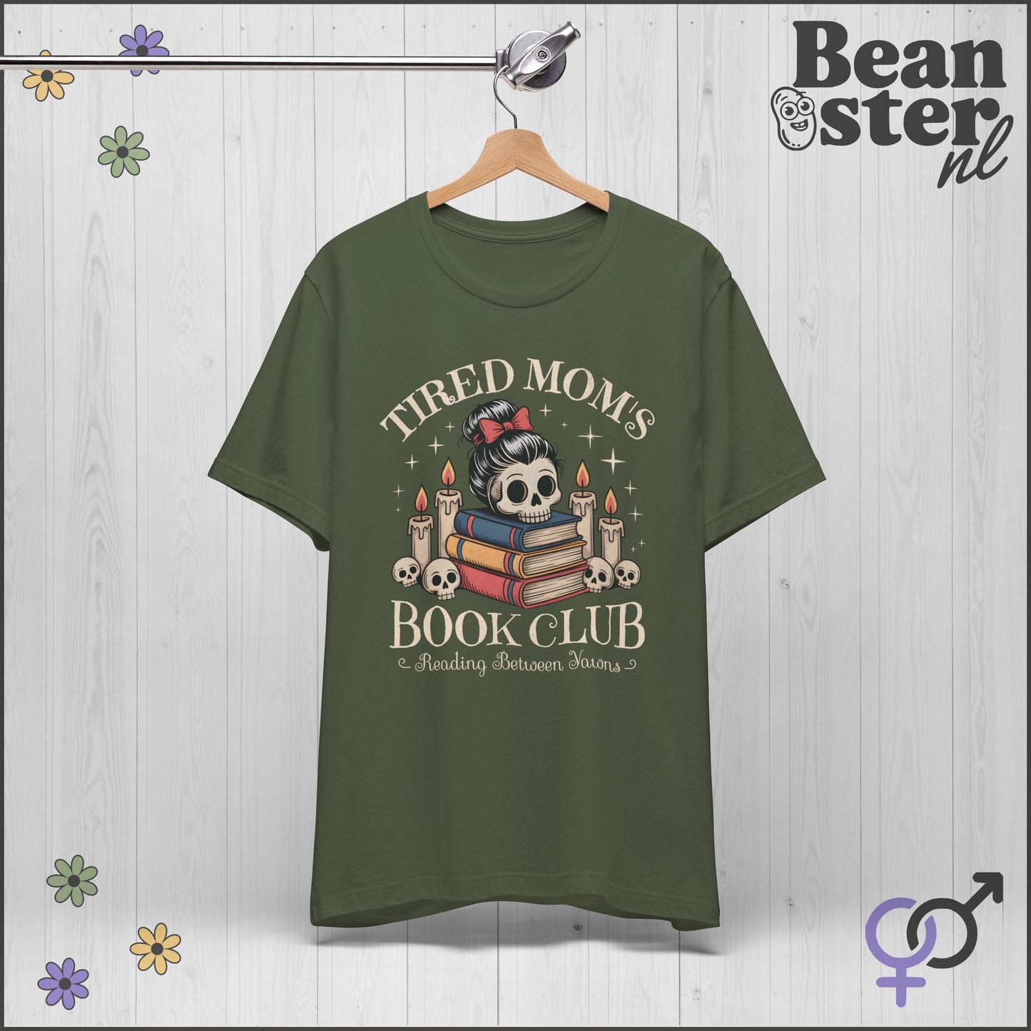 Tired Mom's Book Club Shirt – Funny Literary Mom Tee