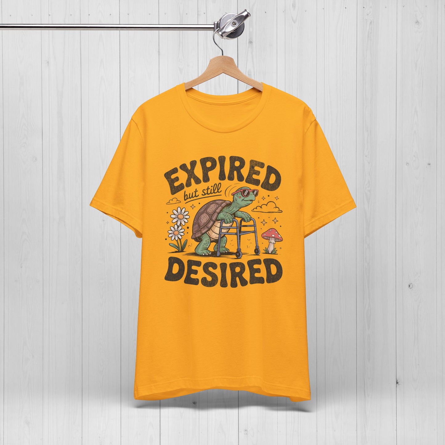 Expired but Still Desired Frog Tee – Funny Retirement Gift