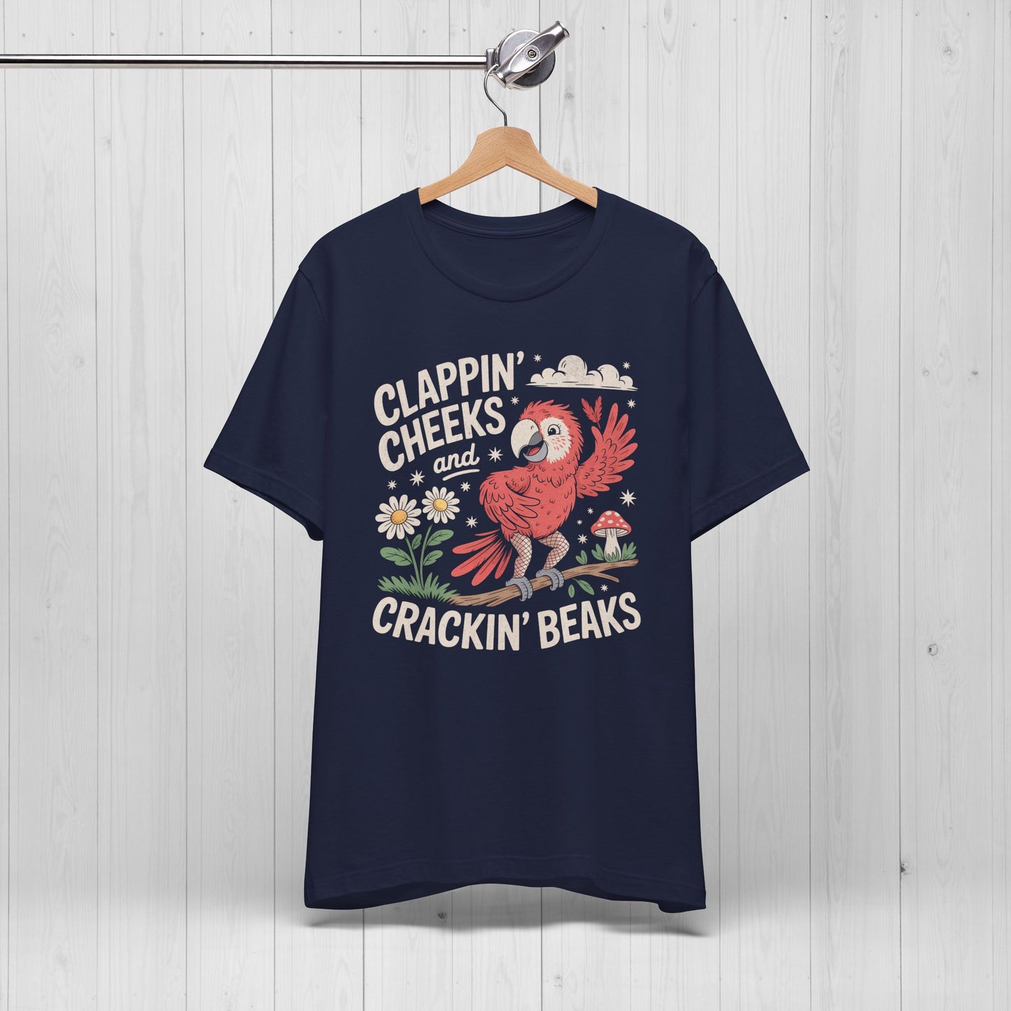 Clappin' Cheeks Sassy Parrot Shirt