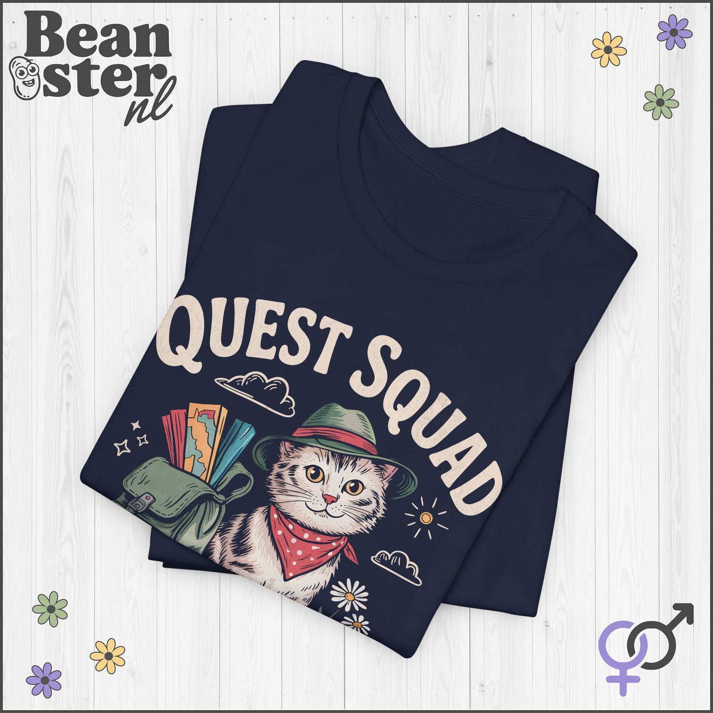 Quest Squad Broccoli Cat T-Shirt