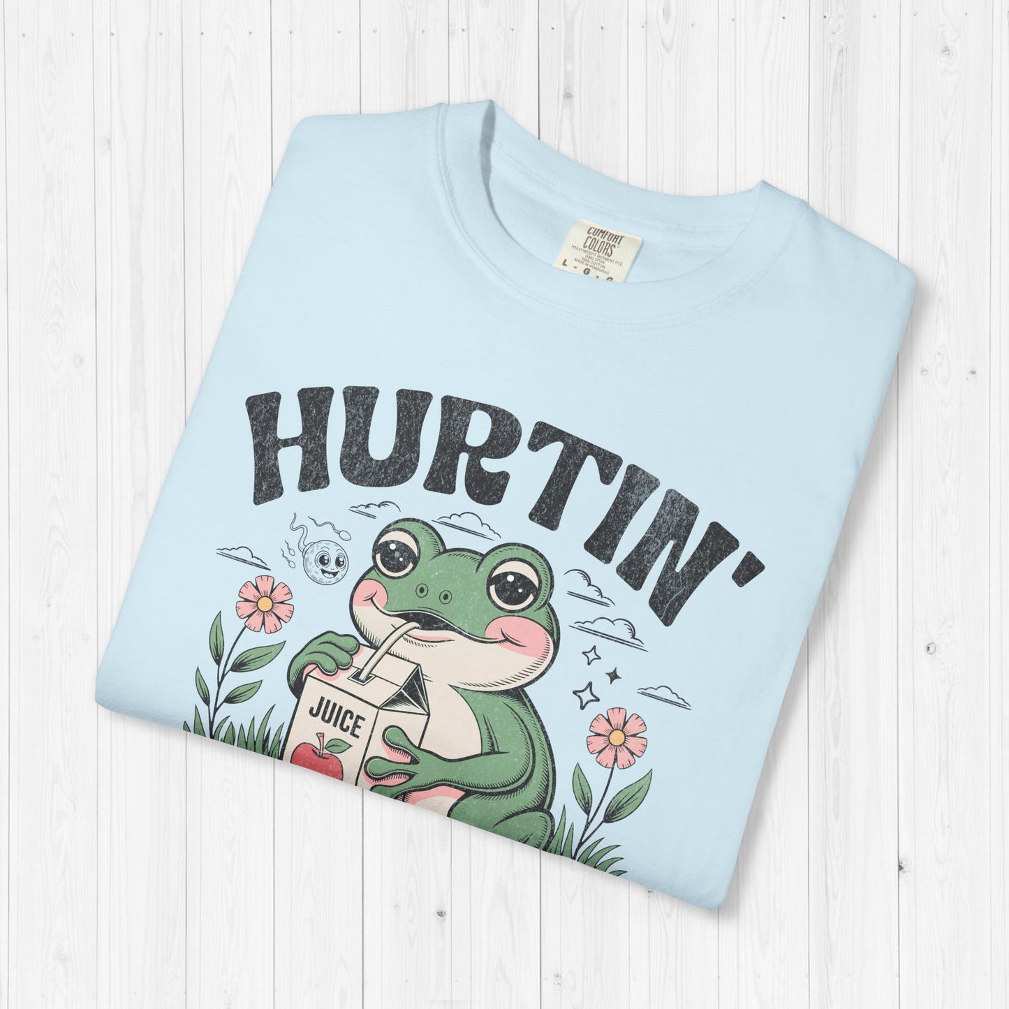 Hurtin' For A Squirtin' Funny Frog T-Shirt | Edgy Meme Tee Gift