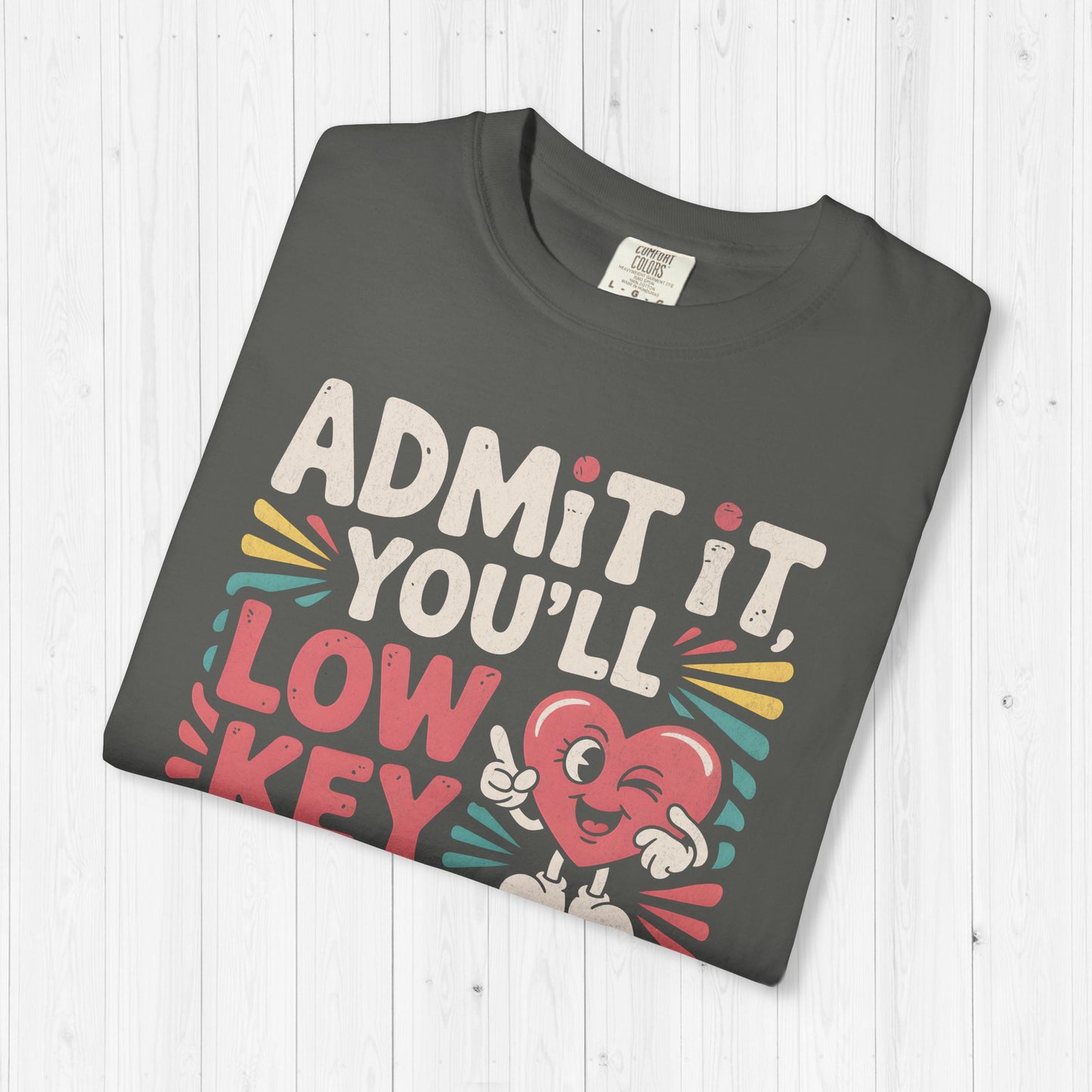 Admit You'll Low Key Miss Me Shirt – 90s Retro Funny Teacher Gift