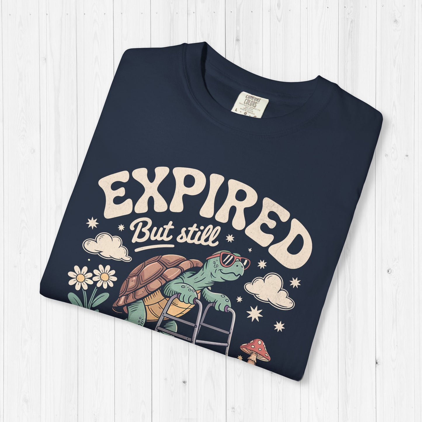 Expired but Still Desired Funny Frog Retirement Tee