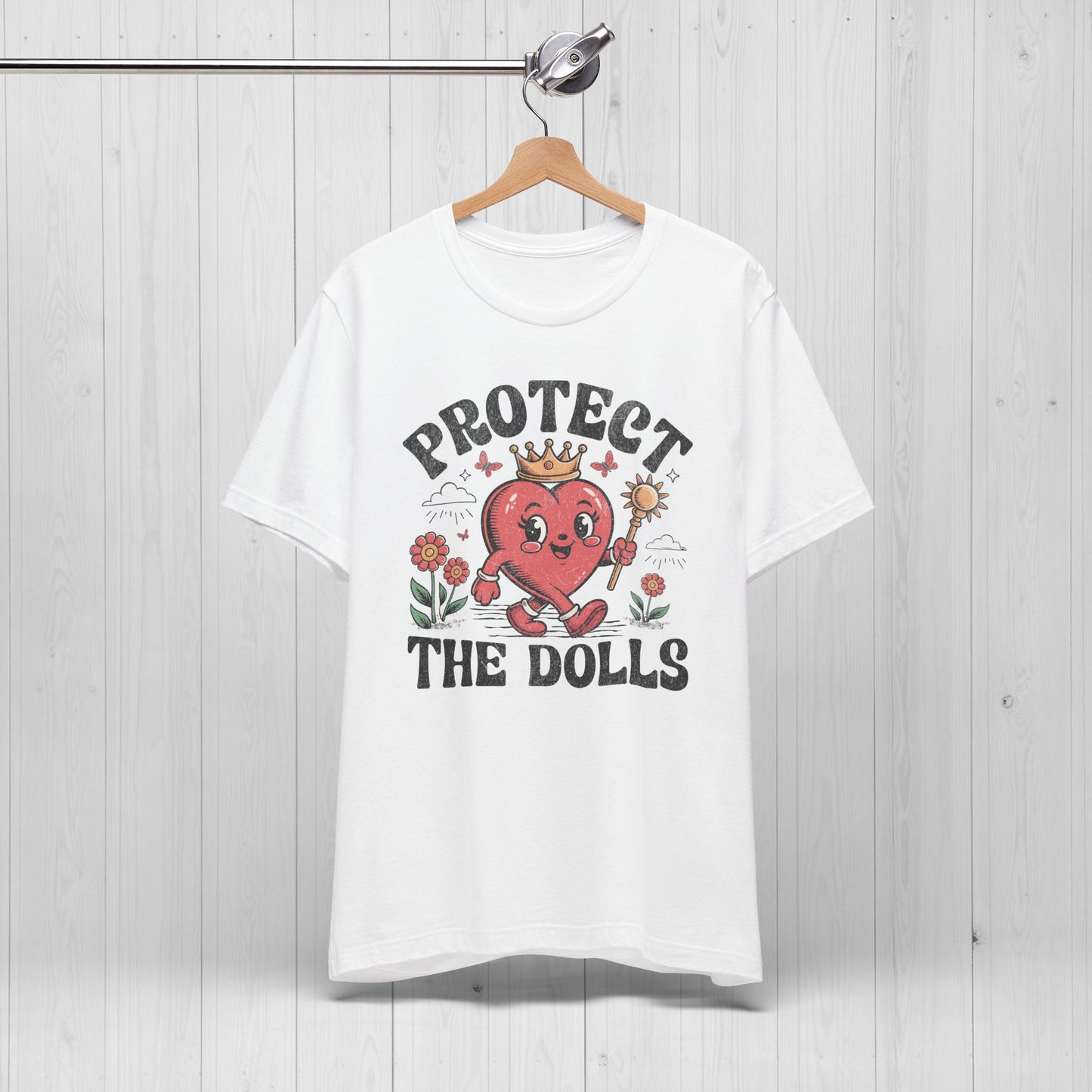 Protect The Dolls Retro Tee – LGBTQ+ Rights Shirt