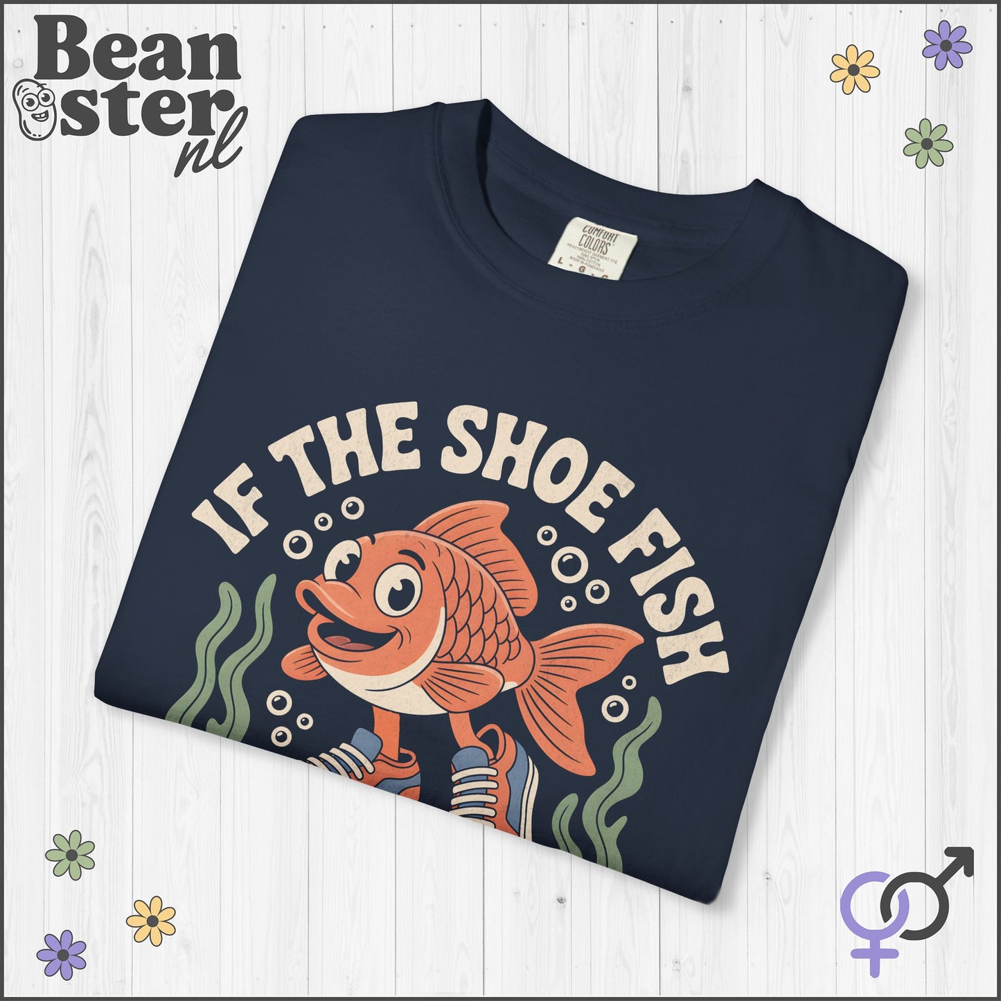 If The Shoe Fish Shirt – Funny Retro Graphic Tee