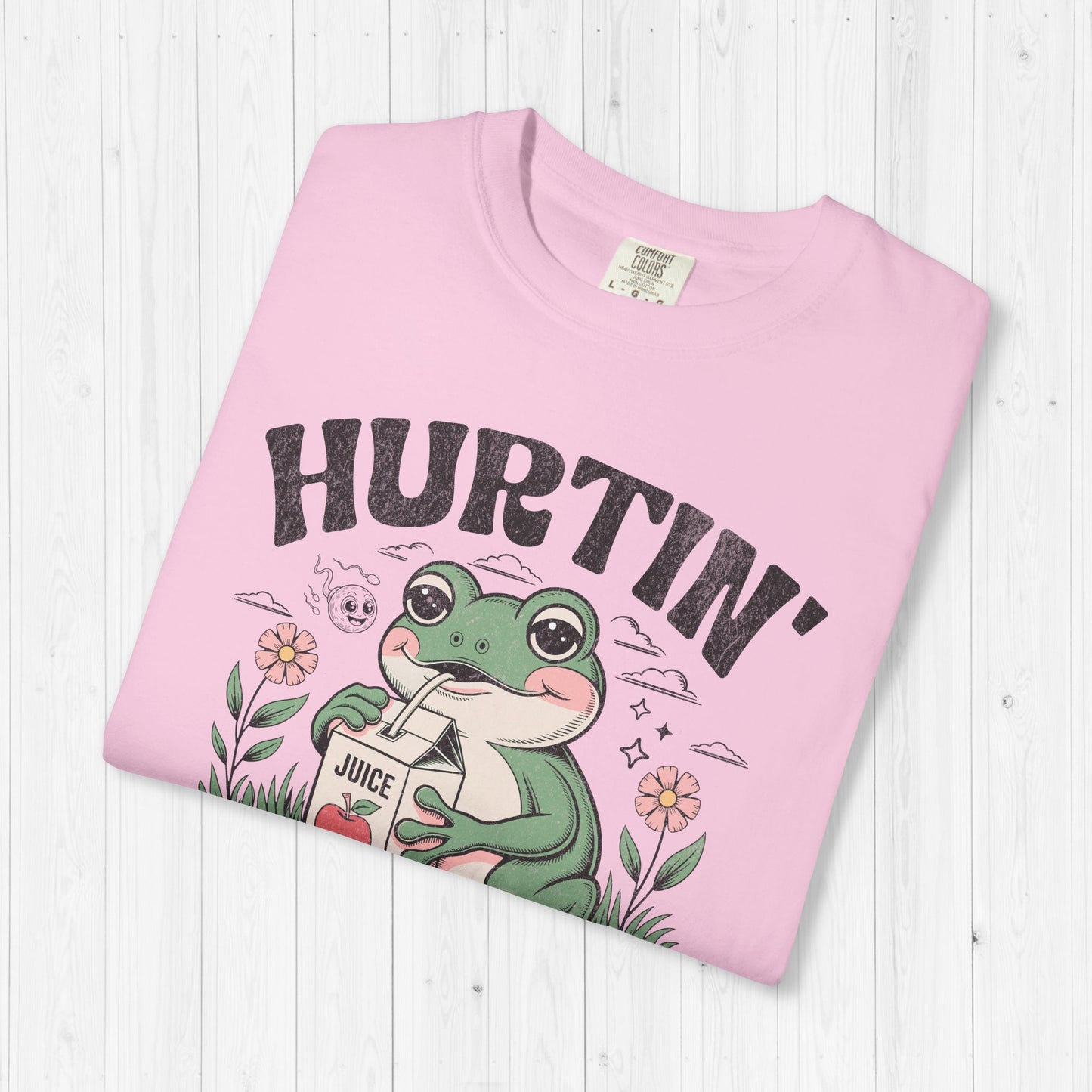 Hurtin' For A Squirtin' Funny Frog T-Shirt | Edgy Meme Tee Gift