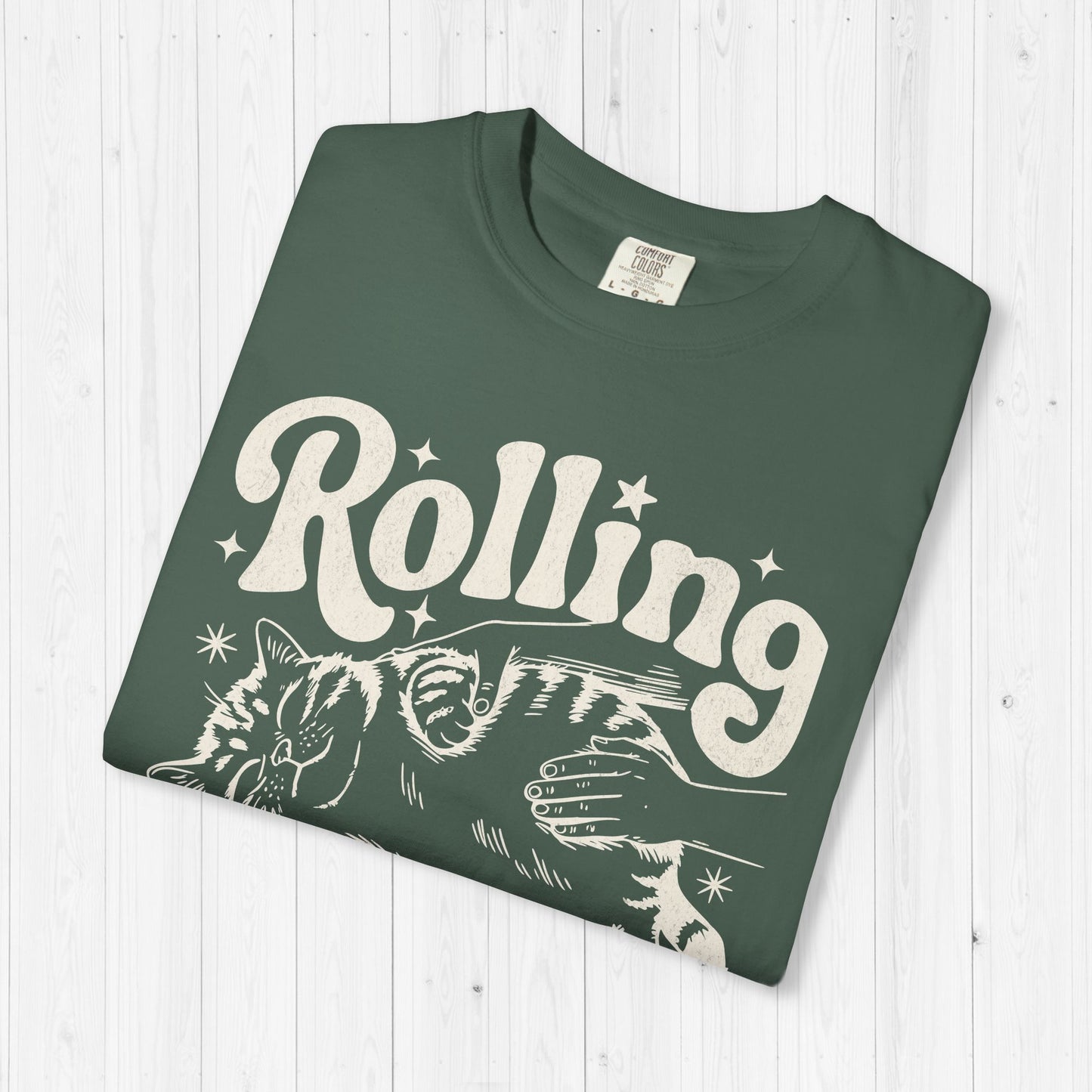 Rolling Fatties Cat Shirt Funny Cannabis Tee
