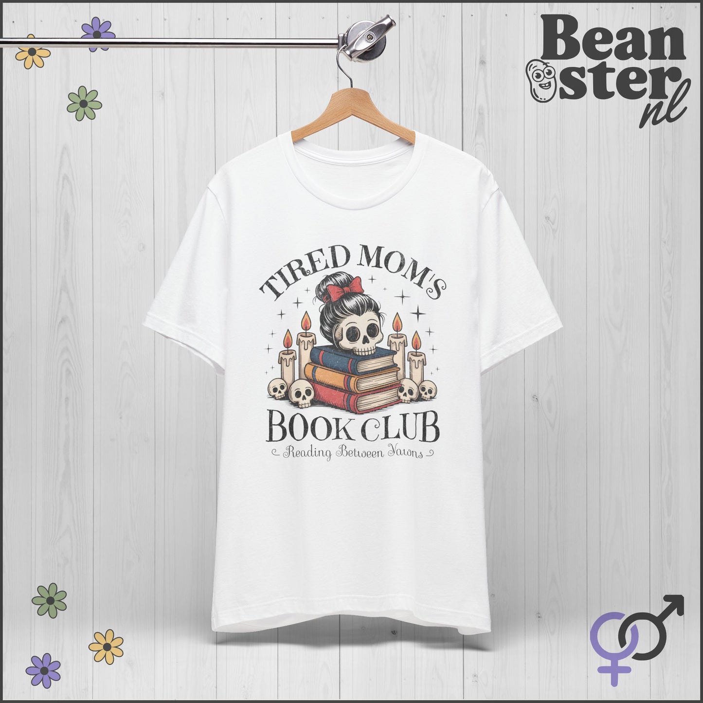 Tired Mom's Book Club Shirt – Funny Literary Mom Tee