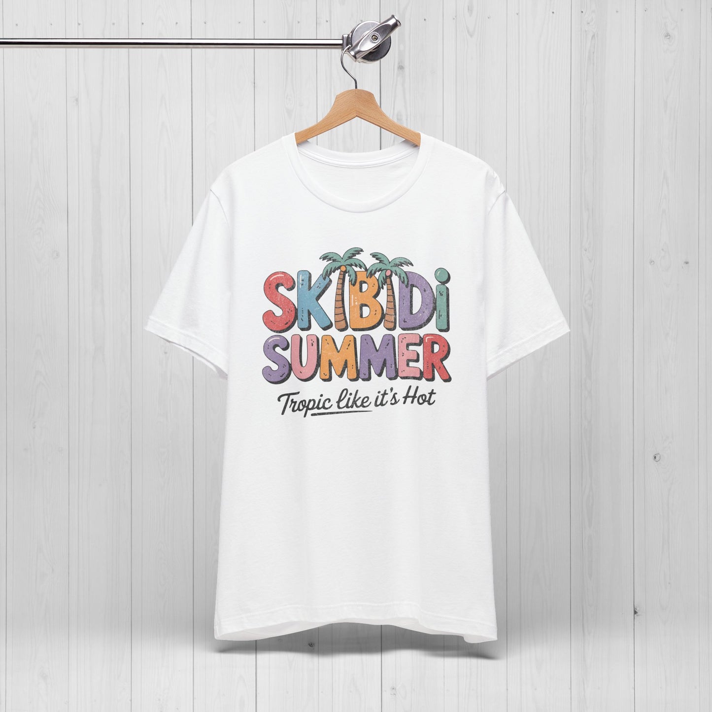 Skibidi Summer Shirt – Funny Retro Y2K Beach Vibes Tee