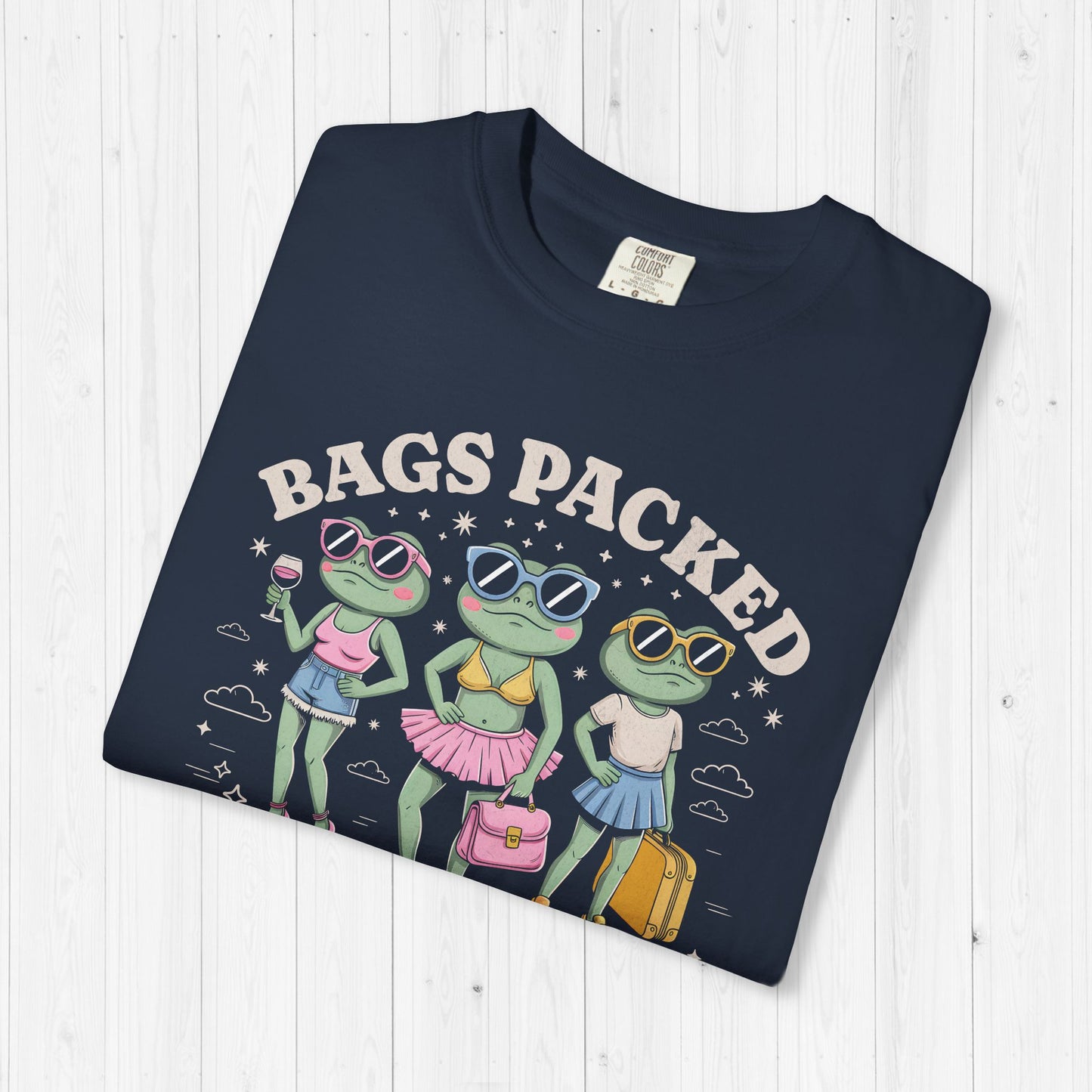 Bags Packed Flaps Waxed Shirt 🎒🐸