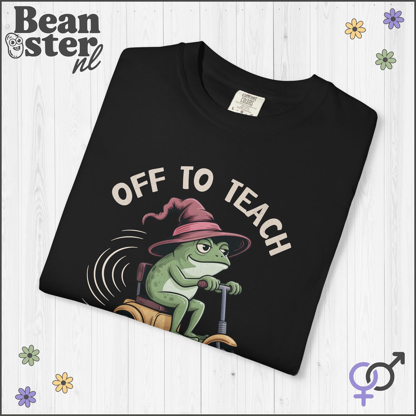 Funny Frog Scooter Science Teacher Shirt