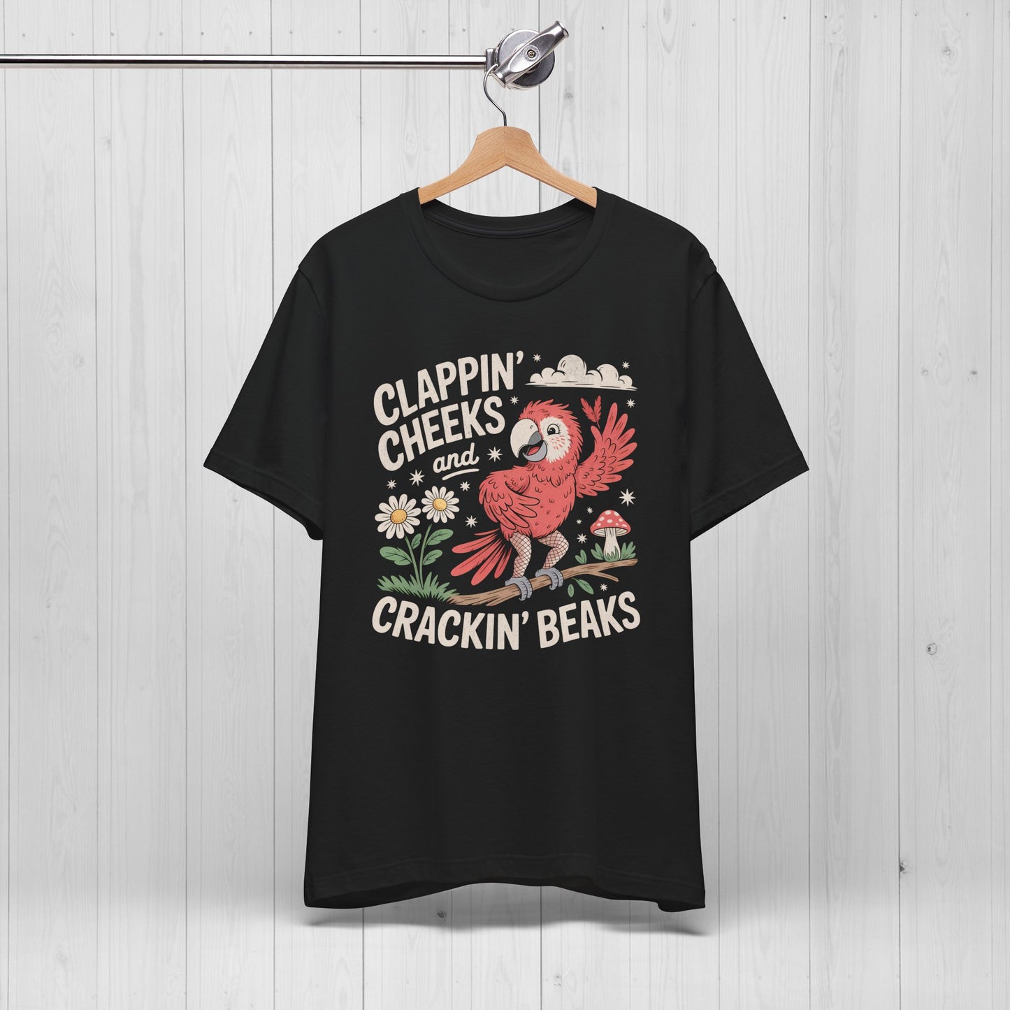Clappin' Cheeks Sassy Parrot Shirt