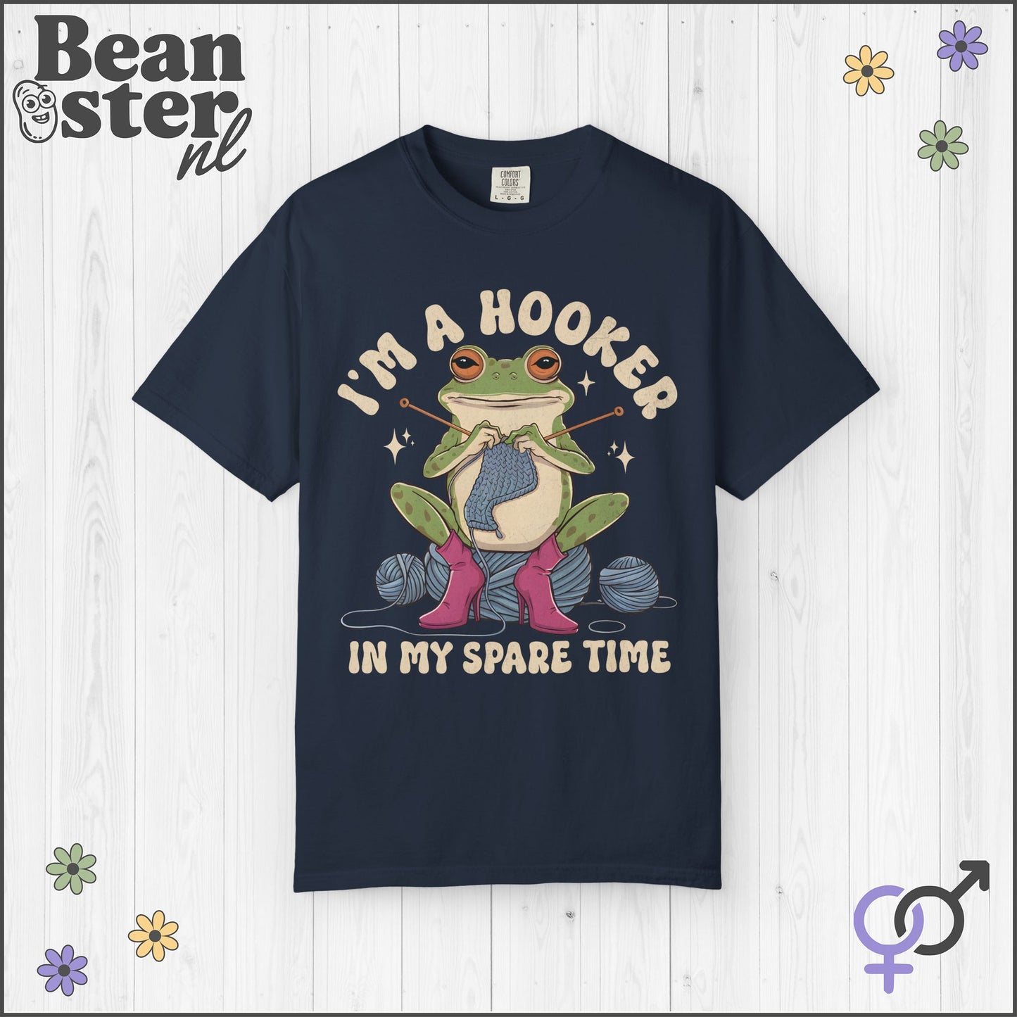 I'm A Hooker in My Spare Time Shirt Funny Knitting Tee