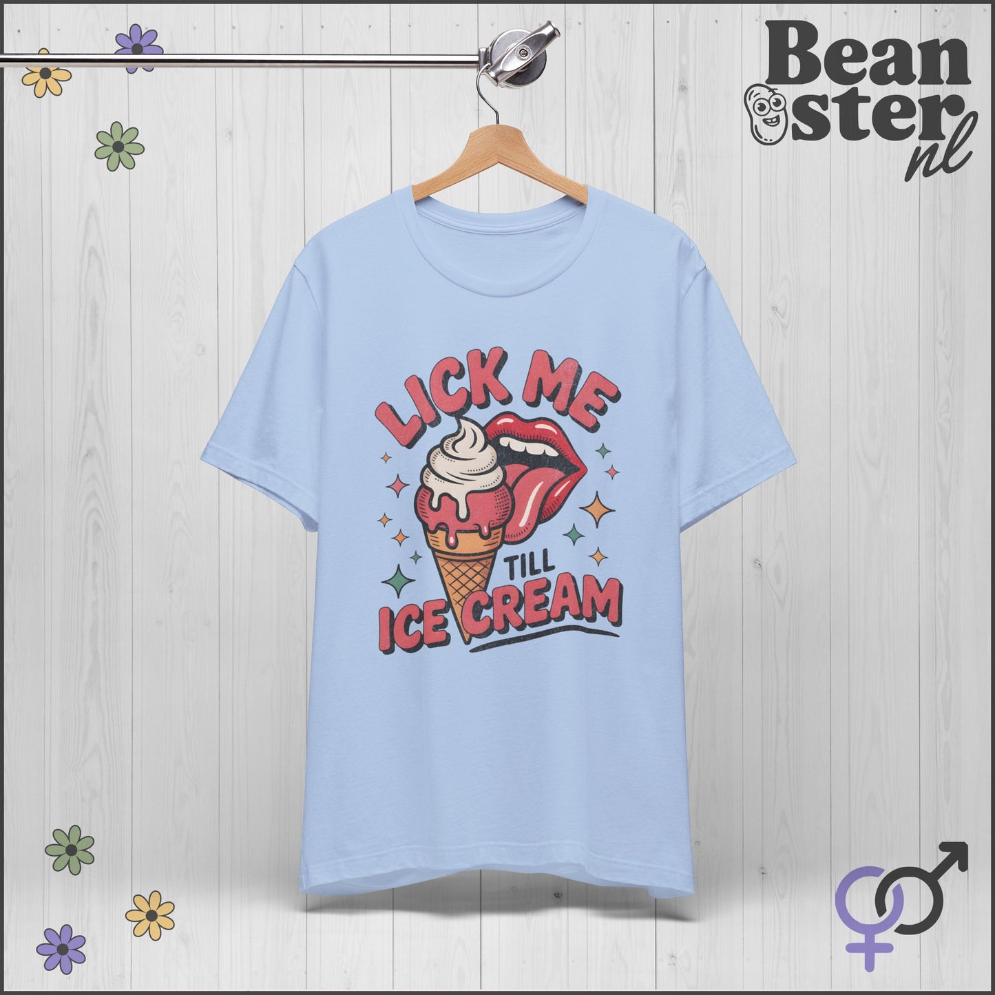 Lick Me Till Ice Cream | Funny Retro Style Tee