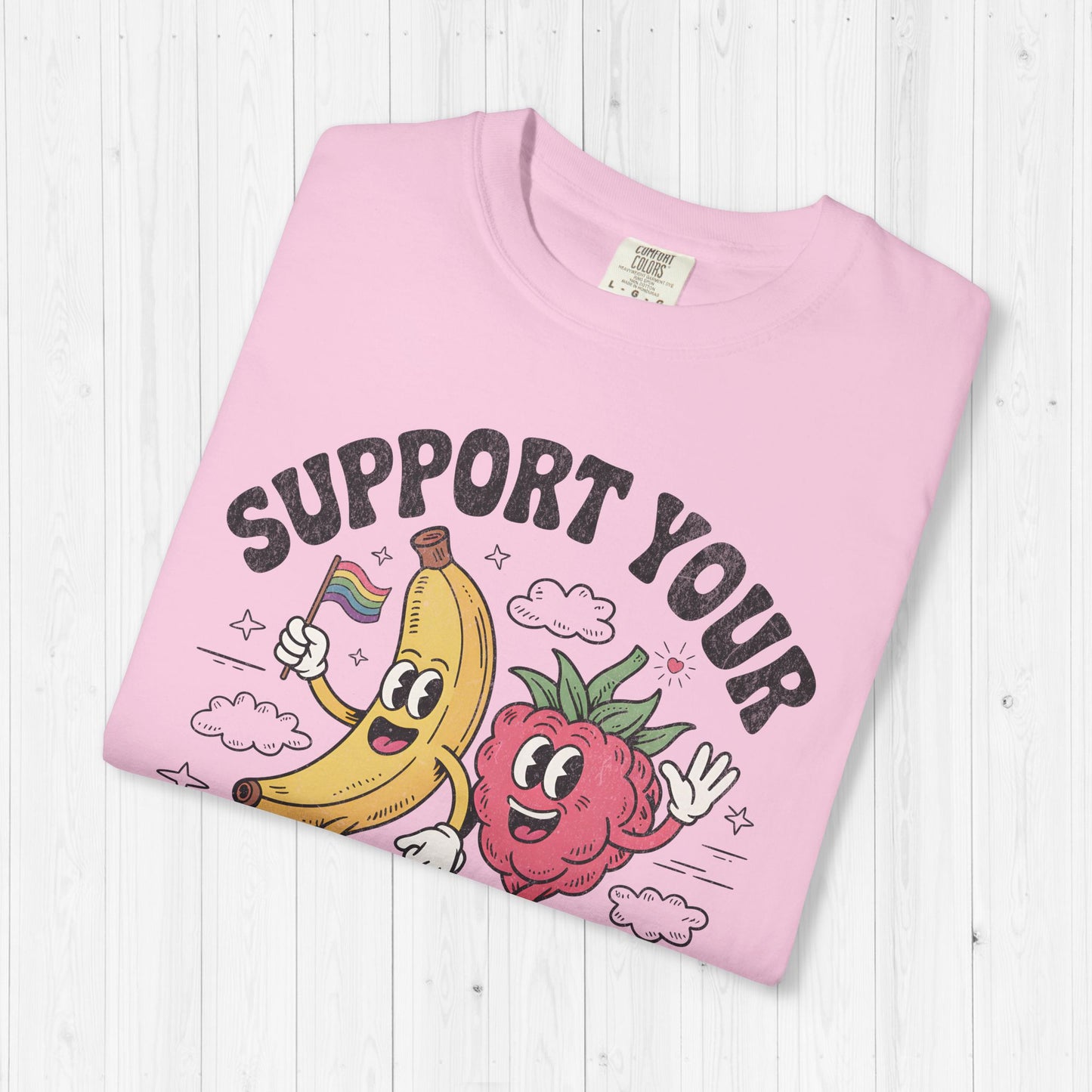 Support Your Fruity Friends โ Cute Pride Shirt ๐๐๐