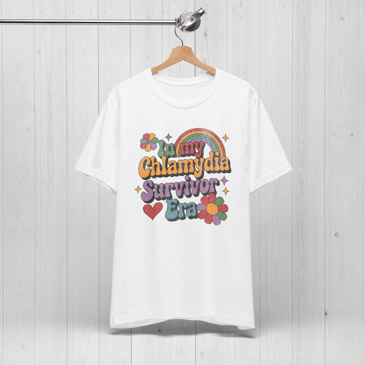 In My Chlamydia Survivor Era Shirt โ Funny Retro Tee