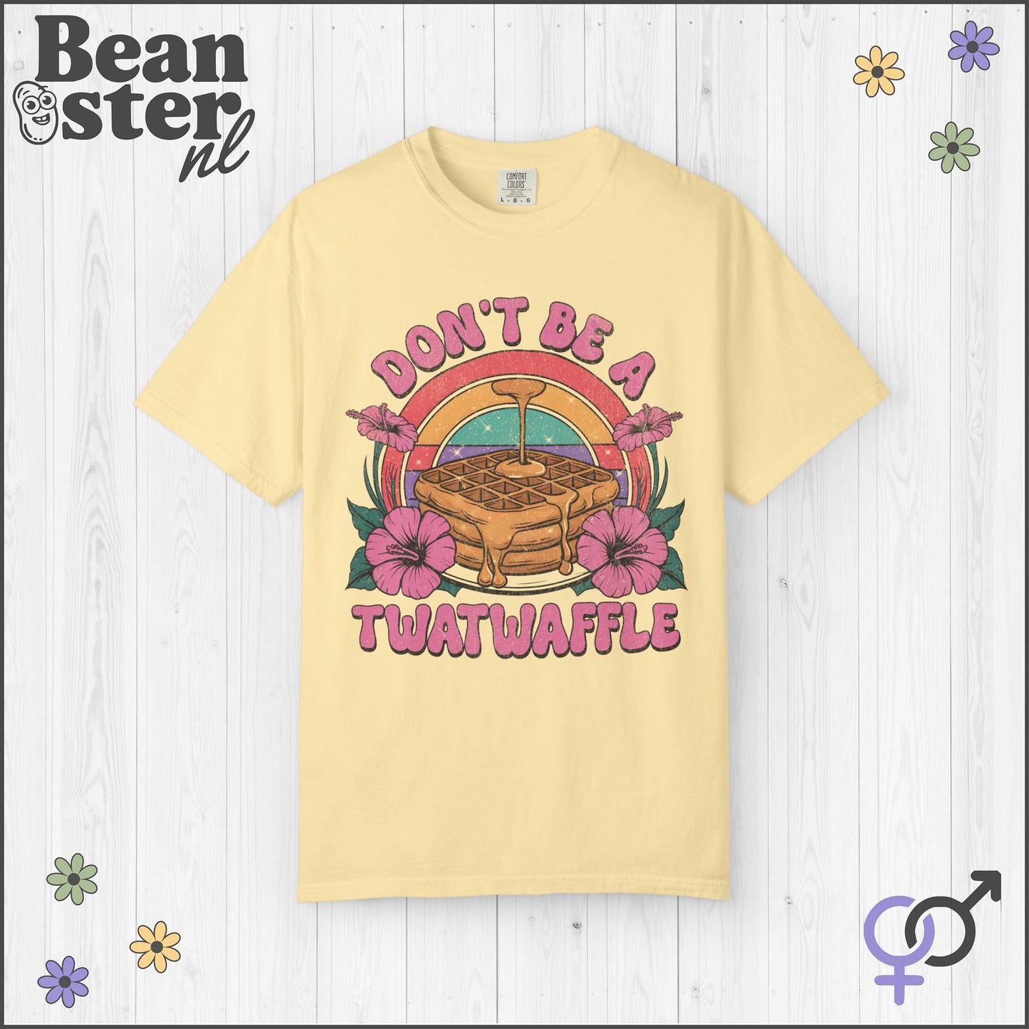 Don't Be a Twatwaffle Retro Funny Oversized Shirt