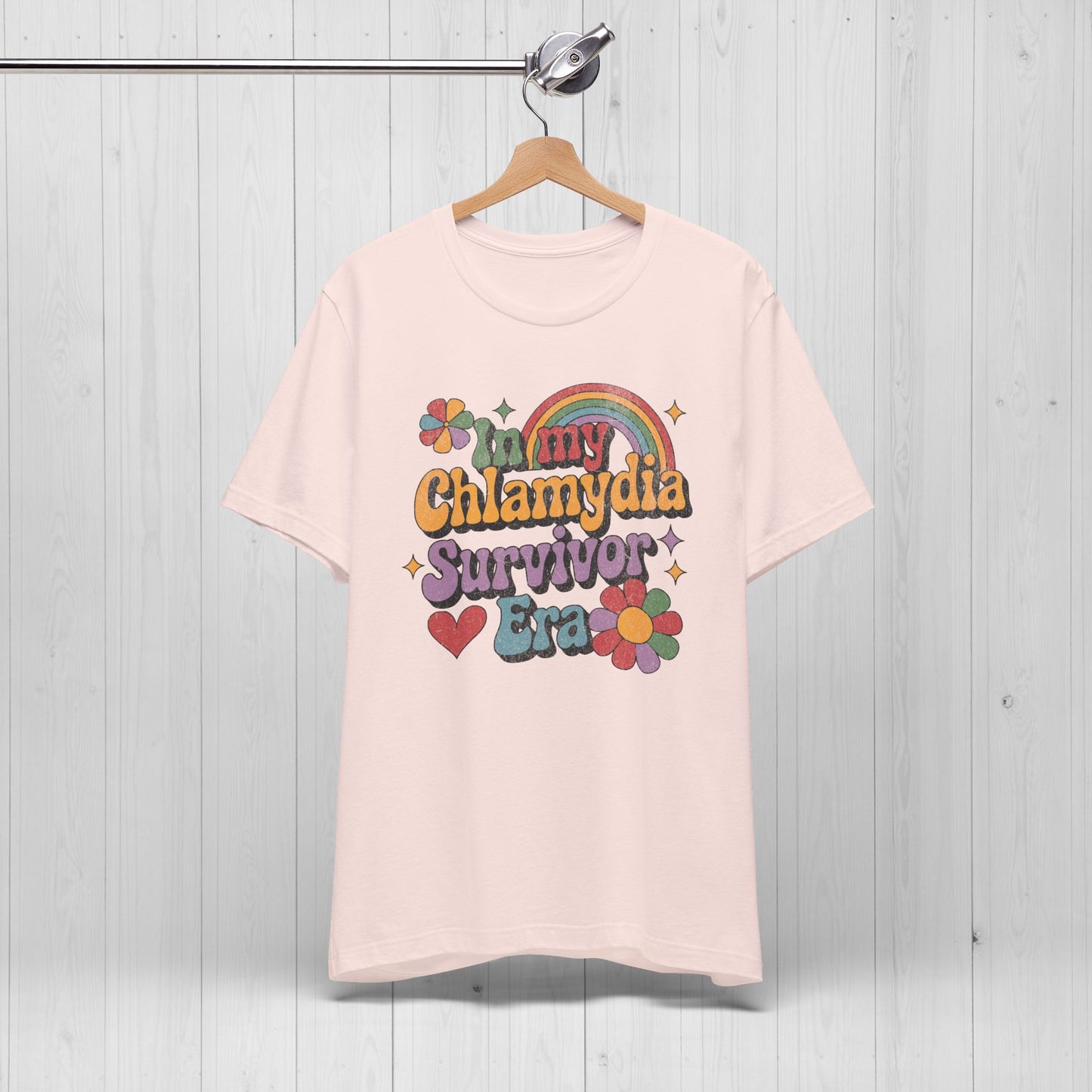 In My Chlamydia Survivor Era Shirt โ Funny Retro Tee