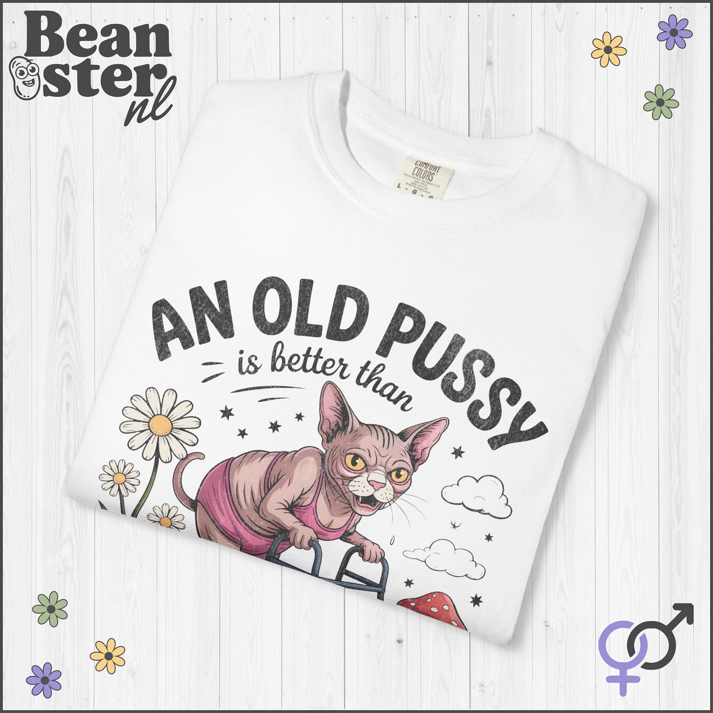 Old Pussy Better Than No Pussy Shirt – Funny Cat Tee