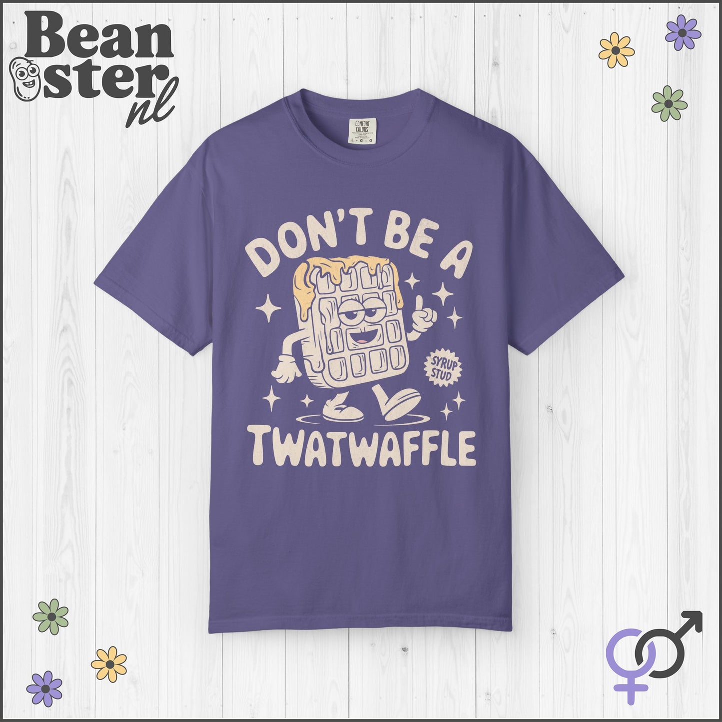 Don't Be a Twatwaffle Shirt – Funny Waffle Mascot Tee