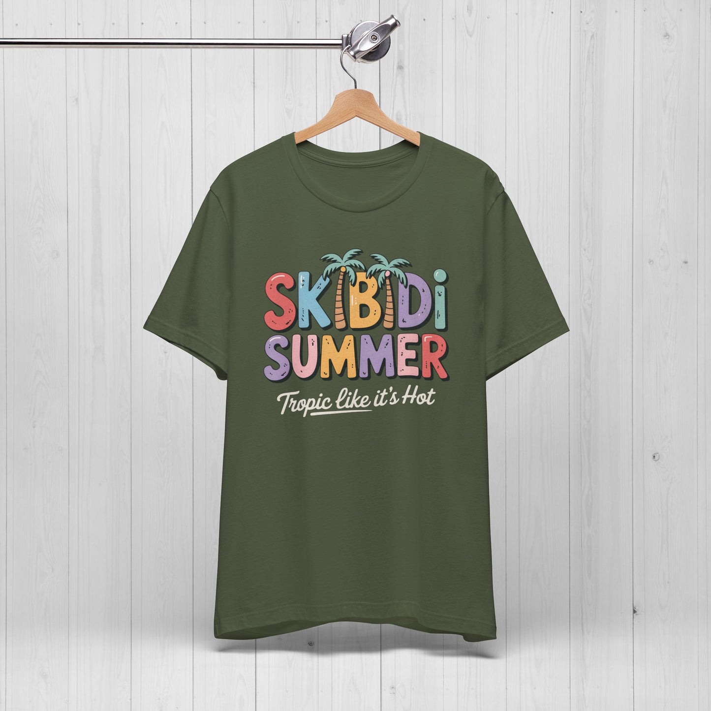 Skibidi Summer Shirt – Funny Retro Y2K Beach Vibes Tee