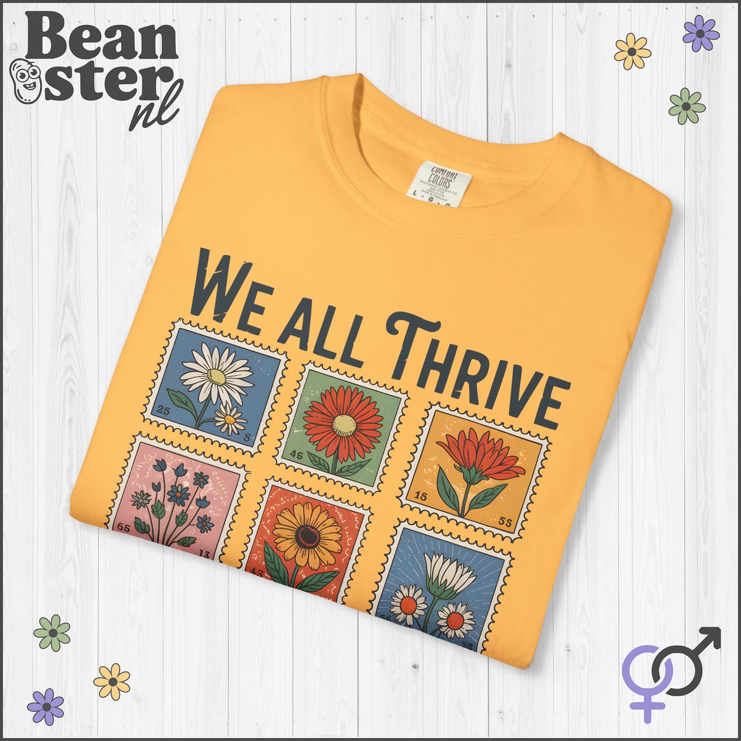 We All Thrive Tee – Mental Health Awareness Shirt