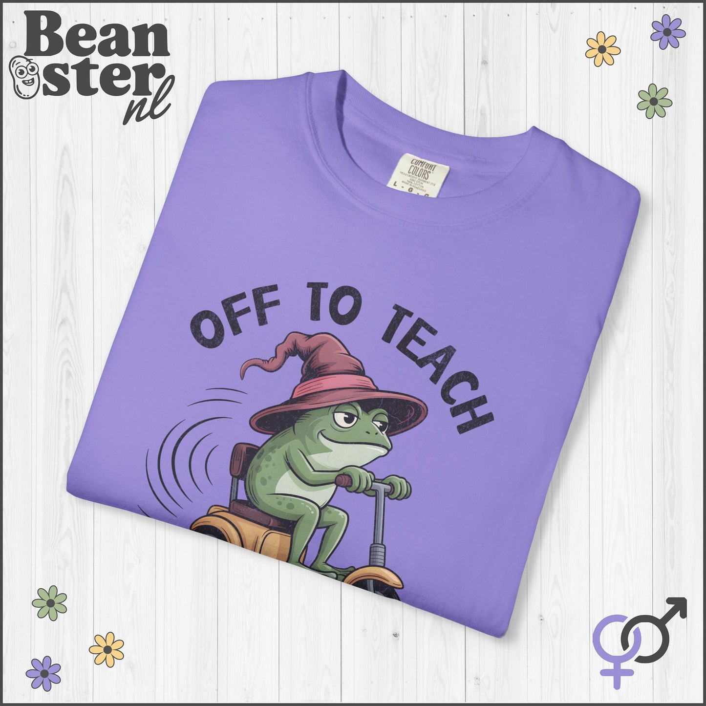 Funny Frog Scooter Science Teacher Shirt