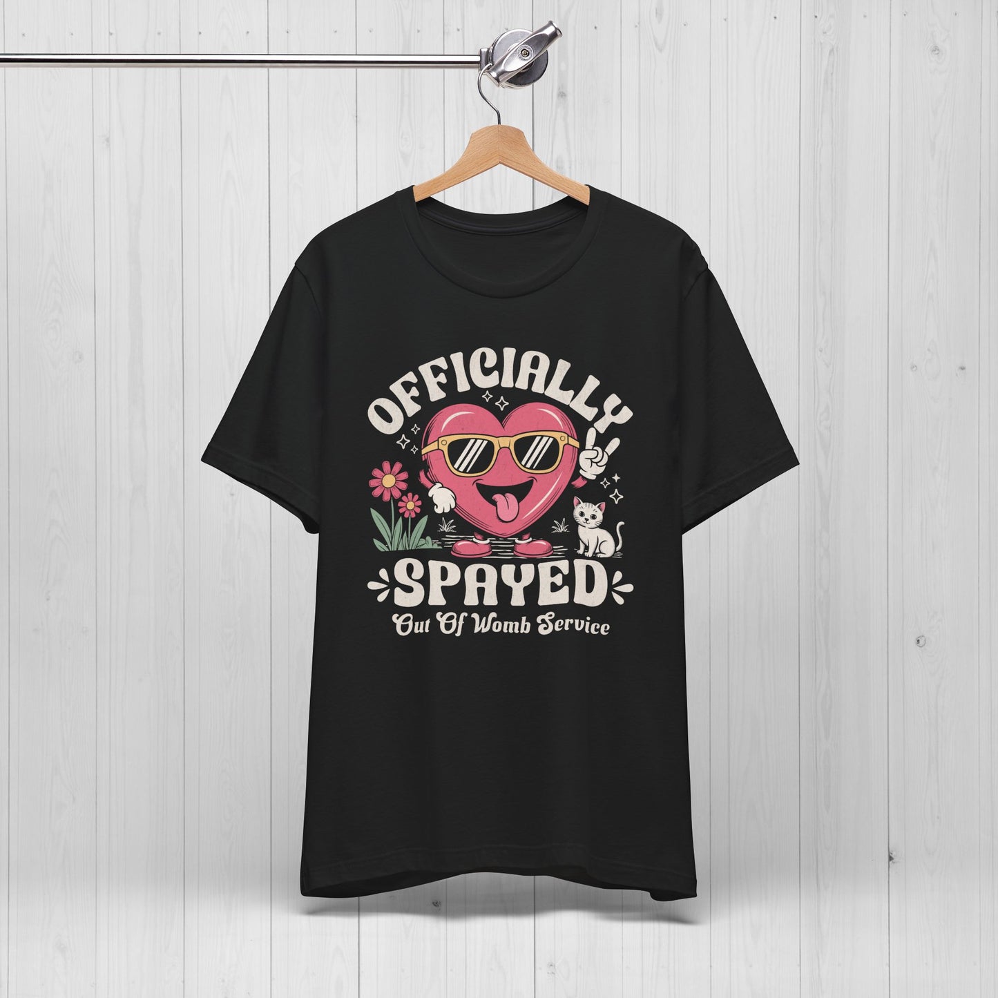 Officially Spayed Tee – Funny Hysterectomy Shirt