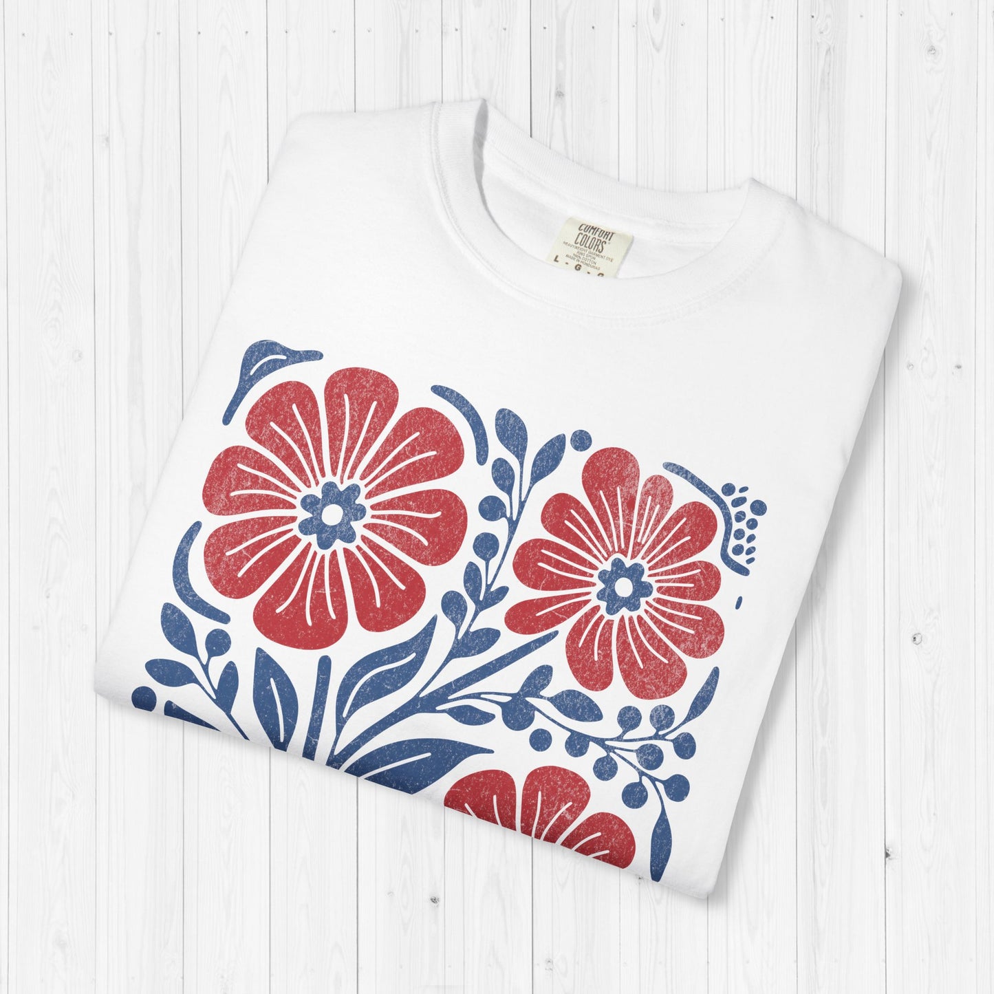 FDT Floral Shirt – Subtle Anti-Trump Retro Tee