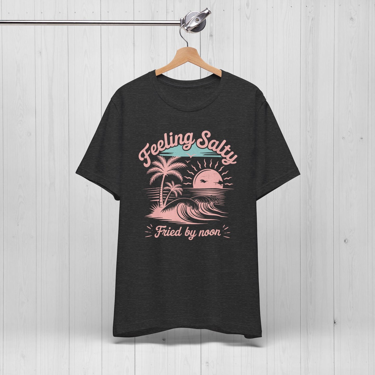 Feeling Salty Shirt Vintage Beach Tshirt 90s y2k Summer Shirts Beach Trip T-Shirt Summer Vacation Gift For Girls Trip Pink Retro Tee Cruise