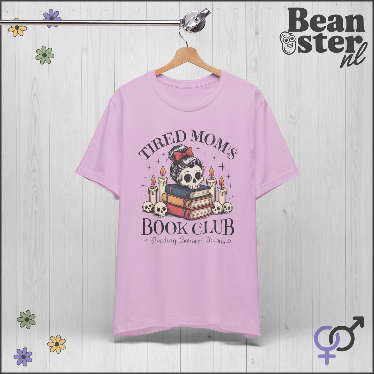 Tired Mom's Book Club Shirt – Funny Literary Mom Tee